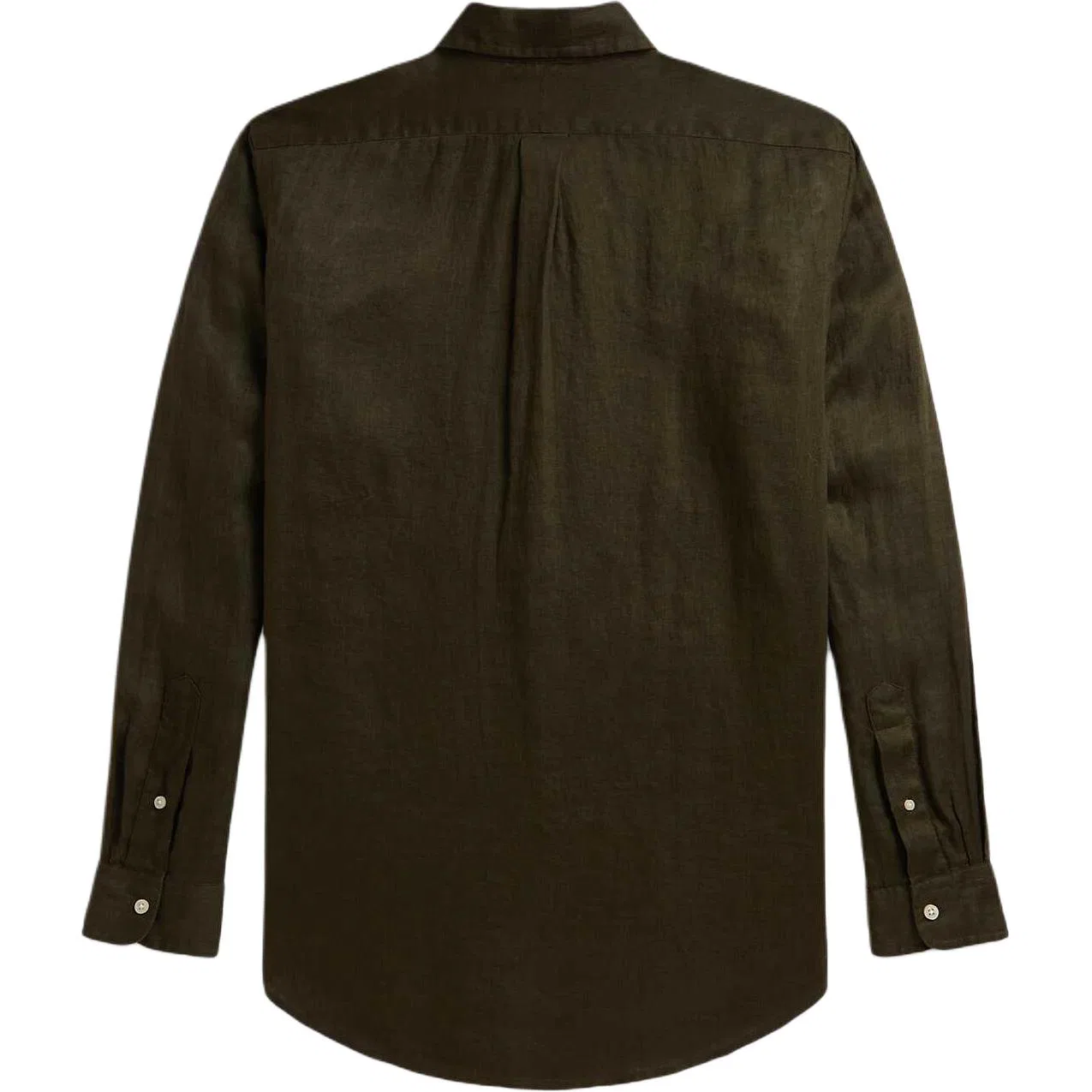 Мужская рубашка с отложным воротником Polo Ralph Lauren, Brown Green — фото 3