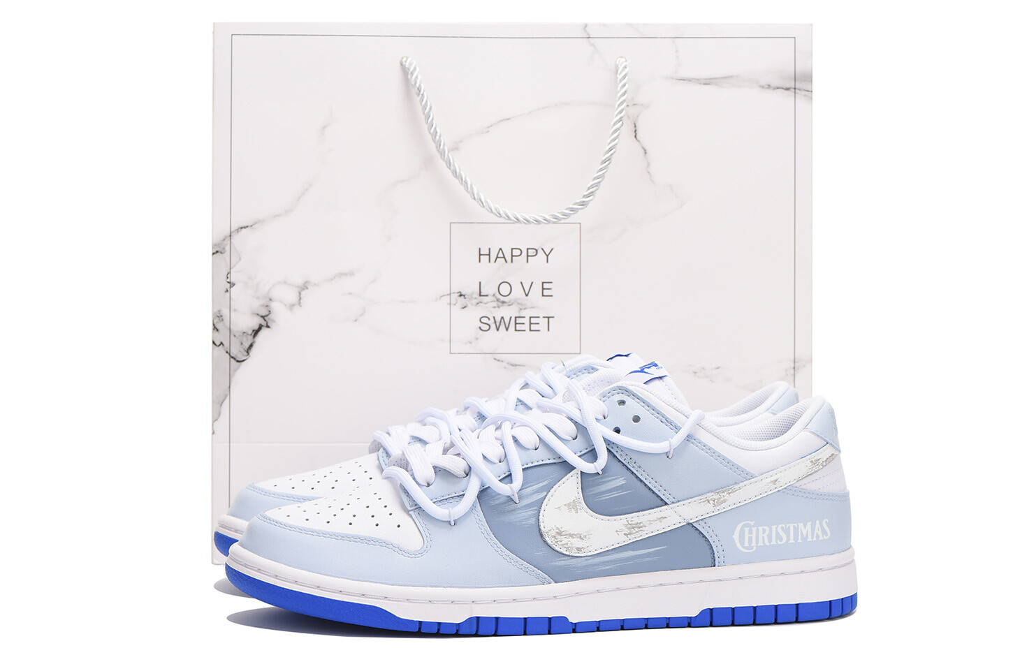 

Кроссовки Nike Dunk Skateboard Shoes Men Low-Top Silver
