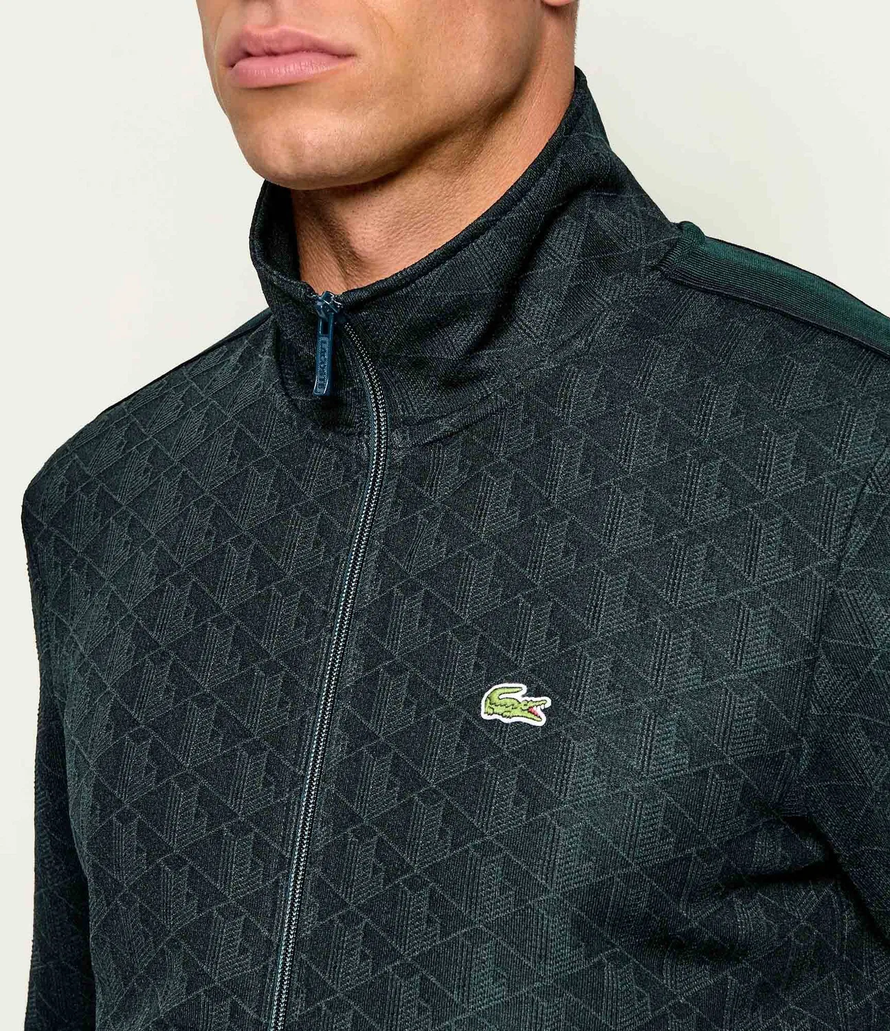 Свитшот с длинным рукавом Lacoste, Verde Bottiglia — фото 4
