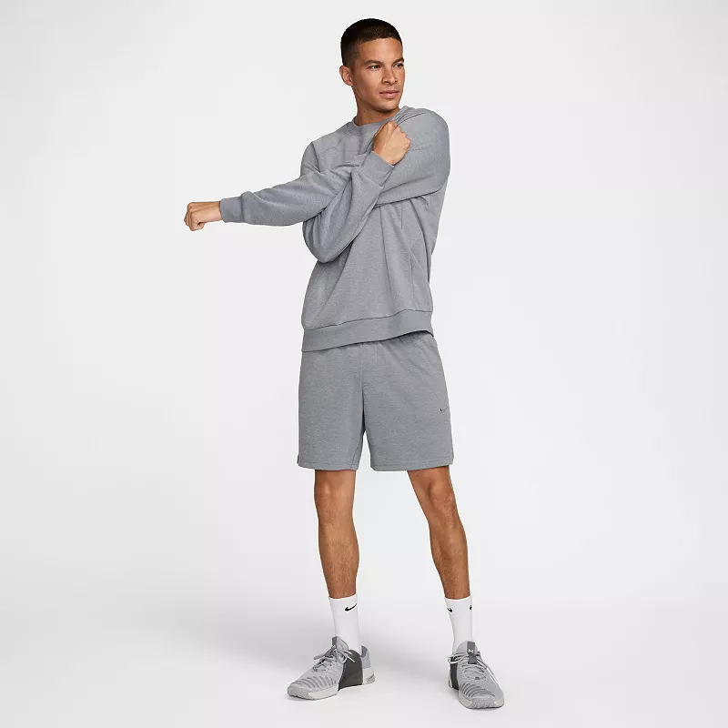 Мужские универсальные шорты Nike Dri-FIT Primary из флиса без подкладки размером 7 дюймов, цвет Cool Grey — фото 3