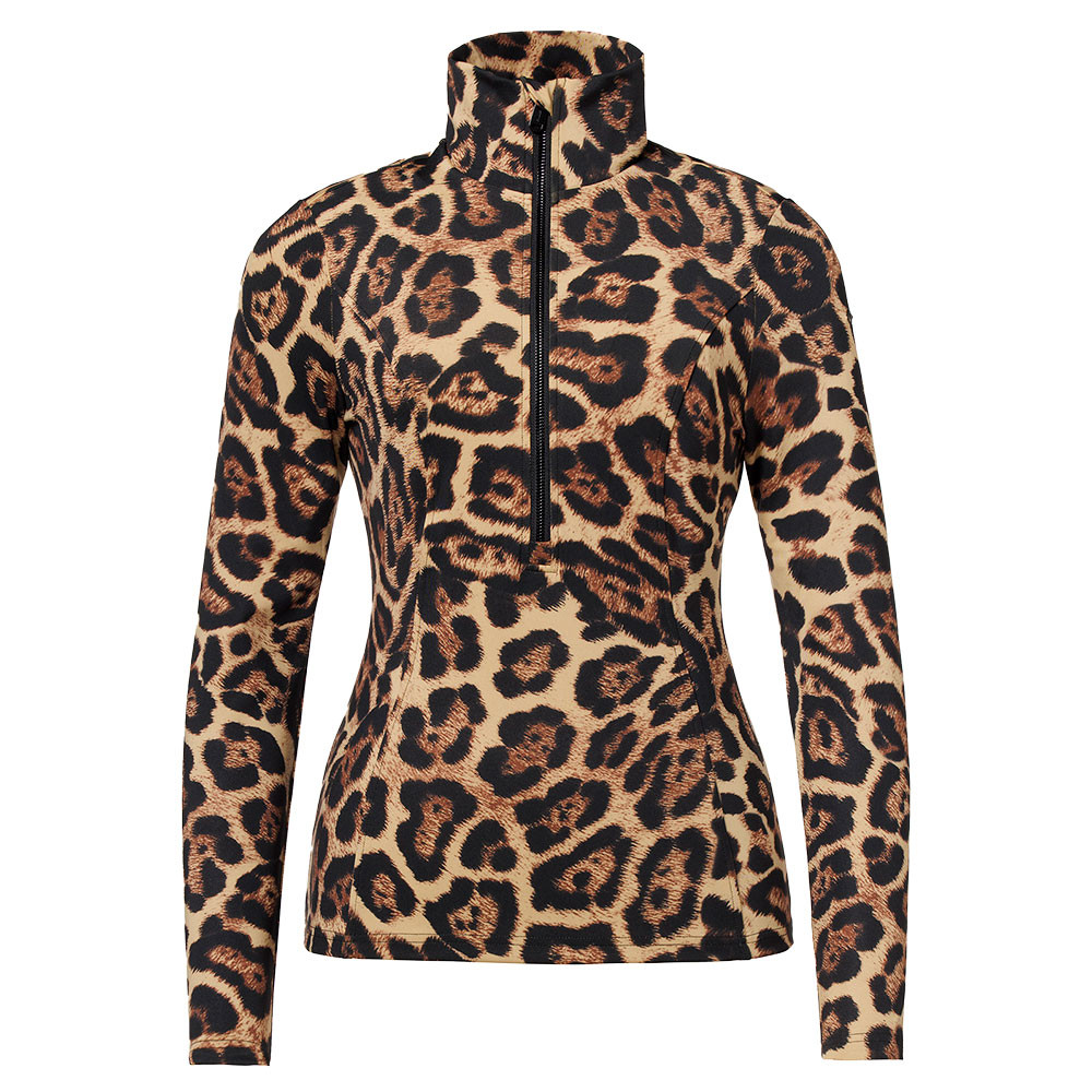 

Куртка-полупильник Goldbergh Leona с застежкой-молнией до середины груди (женская), Jaguar