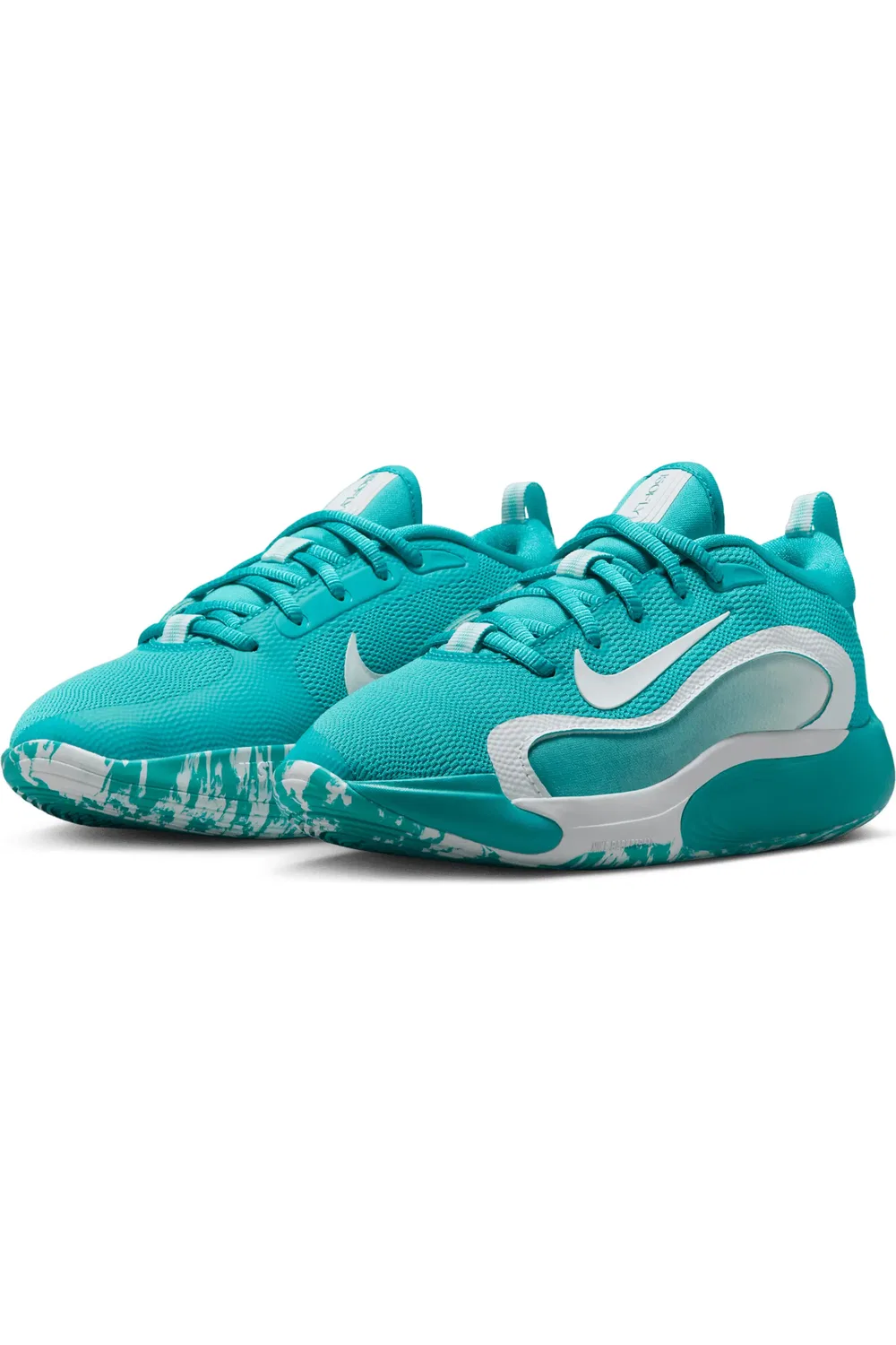 Детские баскетбольные кроссовки с амортизацией IsoFly Nike, Dusty Cactus/White