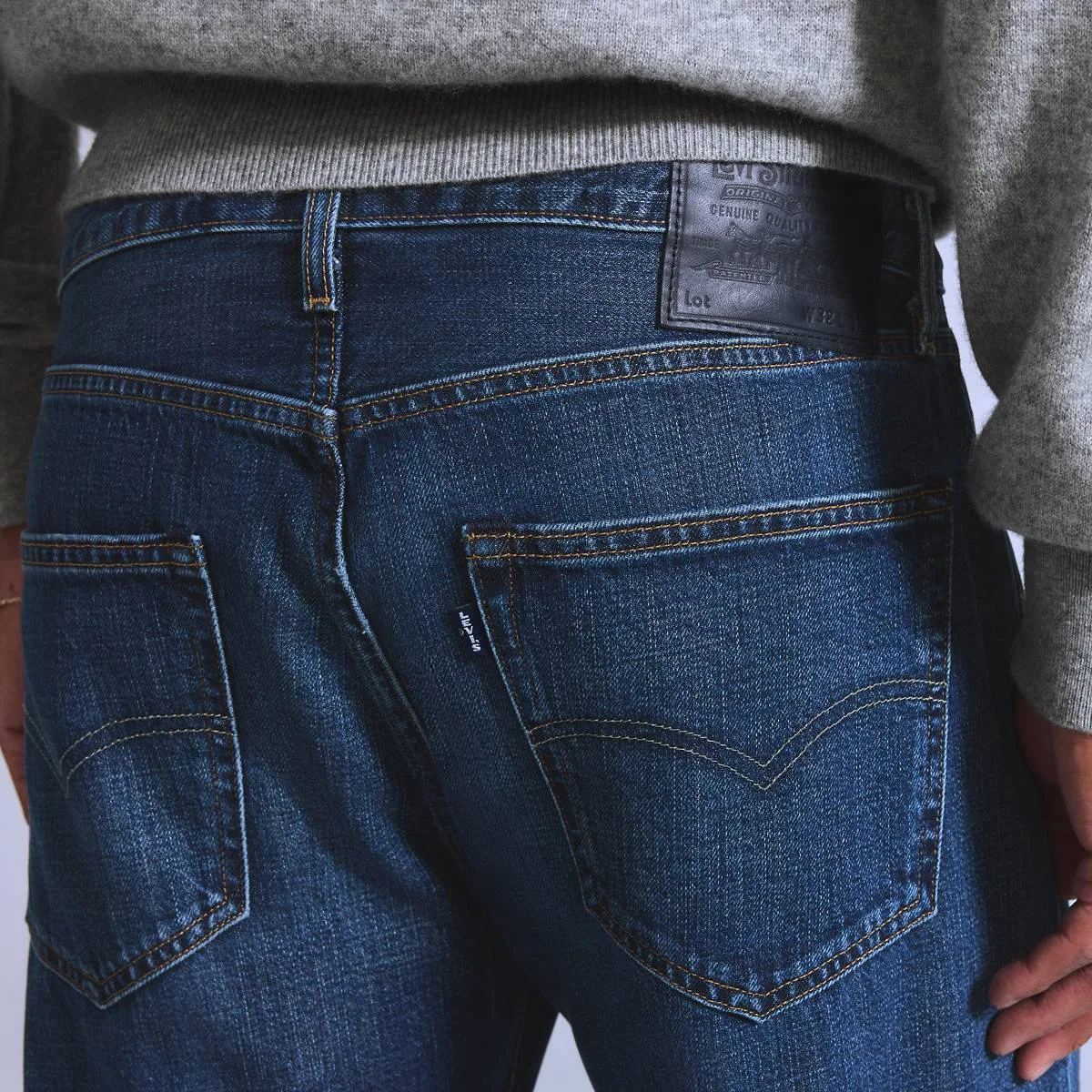 Свободные мужские джинсы Anchor Levi's, Wright - Dark Wash — фото 3