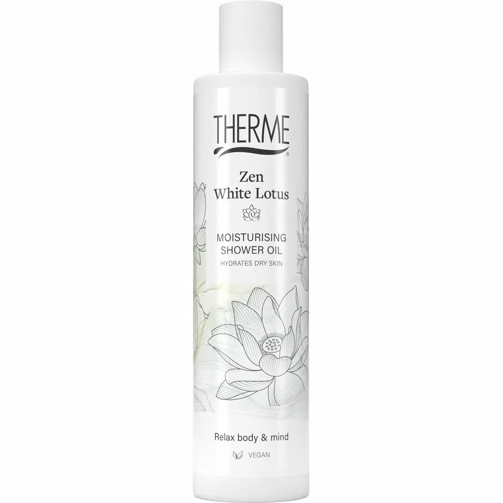 Масло для душа увлажняющее Therme White Lotus, набор 6 шт. по 250 мл, Floral