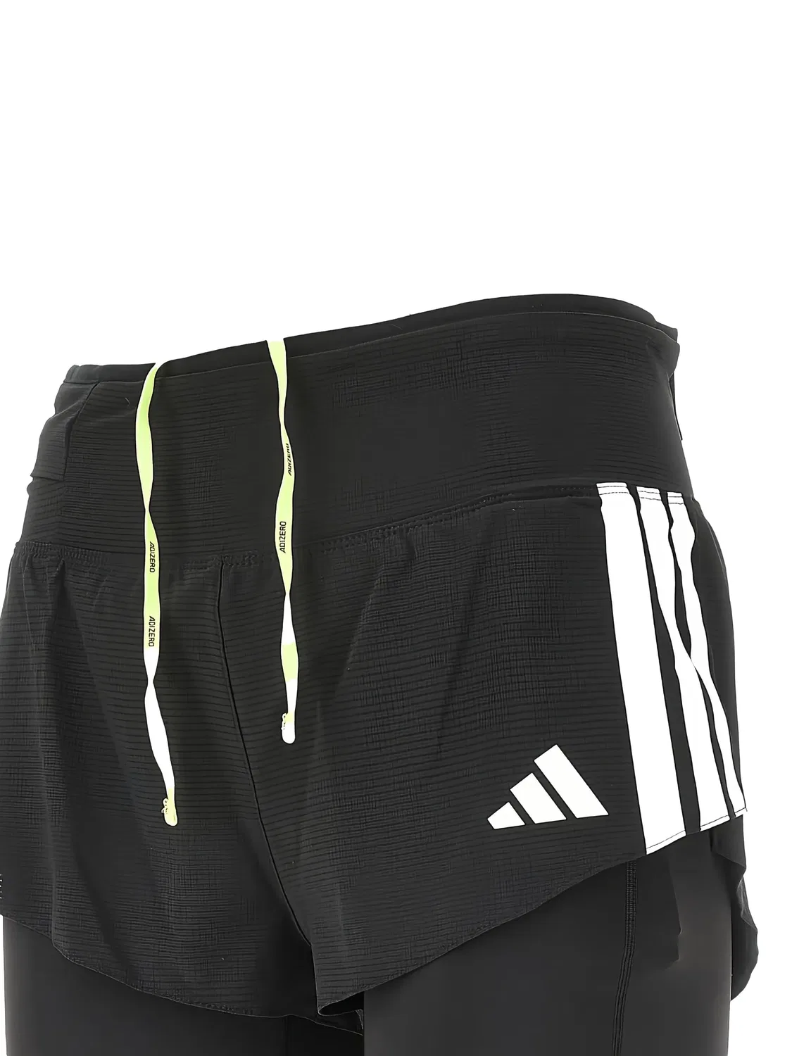 Шорты для бега Adizero Stripe Adidas, черный — фото 2