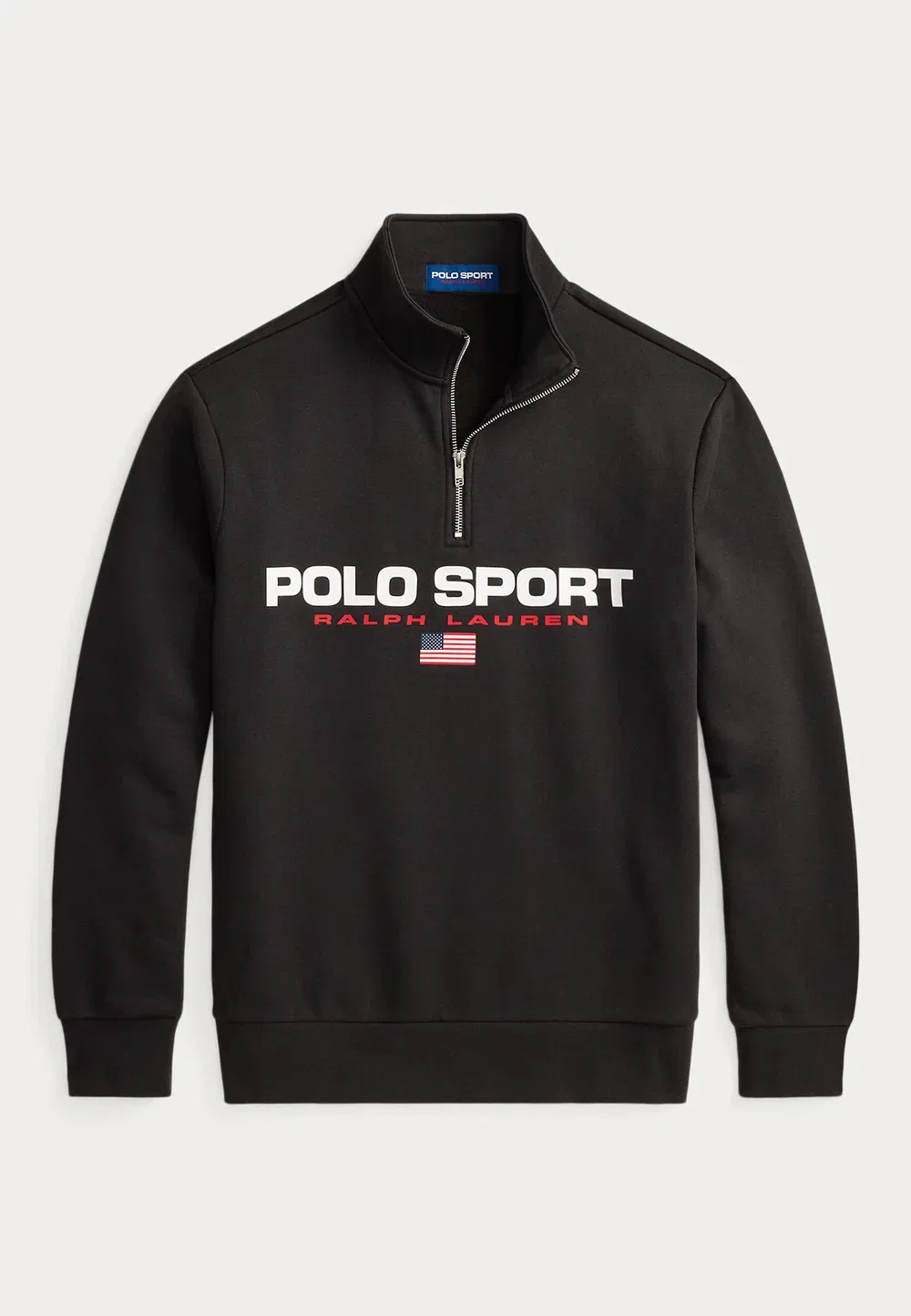 Толстовка Polo Sport на молнии до середины груди, унисекс - толстовка Polo Ralph Lauren, Black Boot — фото 4