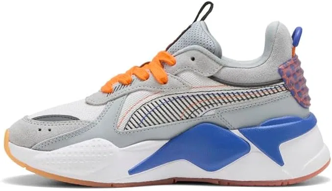 Детские кроссовки для мальчиков на шнуровке Rocket League Rs PUMA, Grey — фото 3