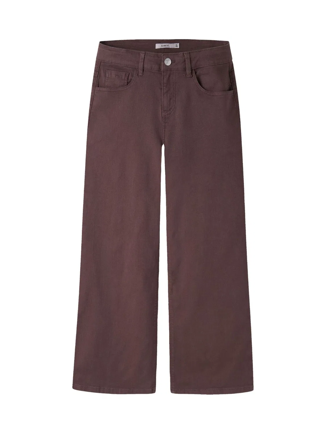 Широкие брюки Wide Leg Jeans Name It, коричневый — фото 3