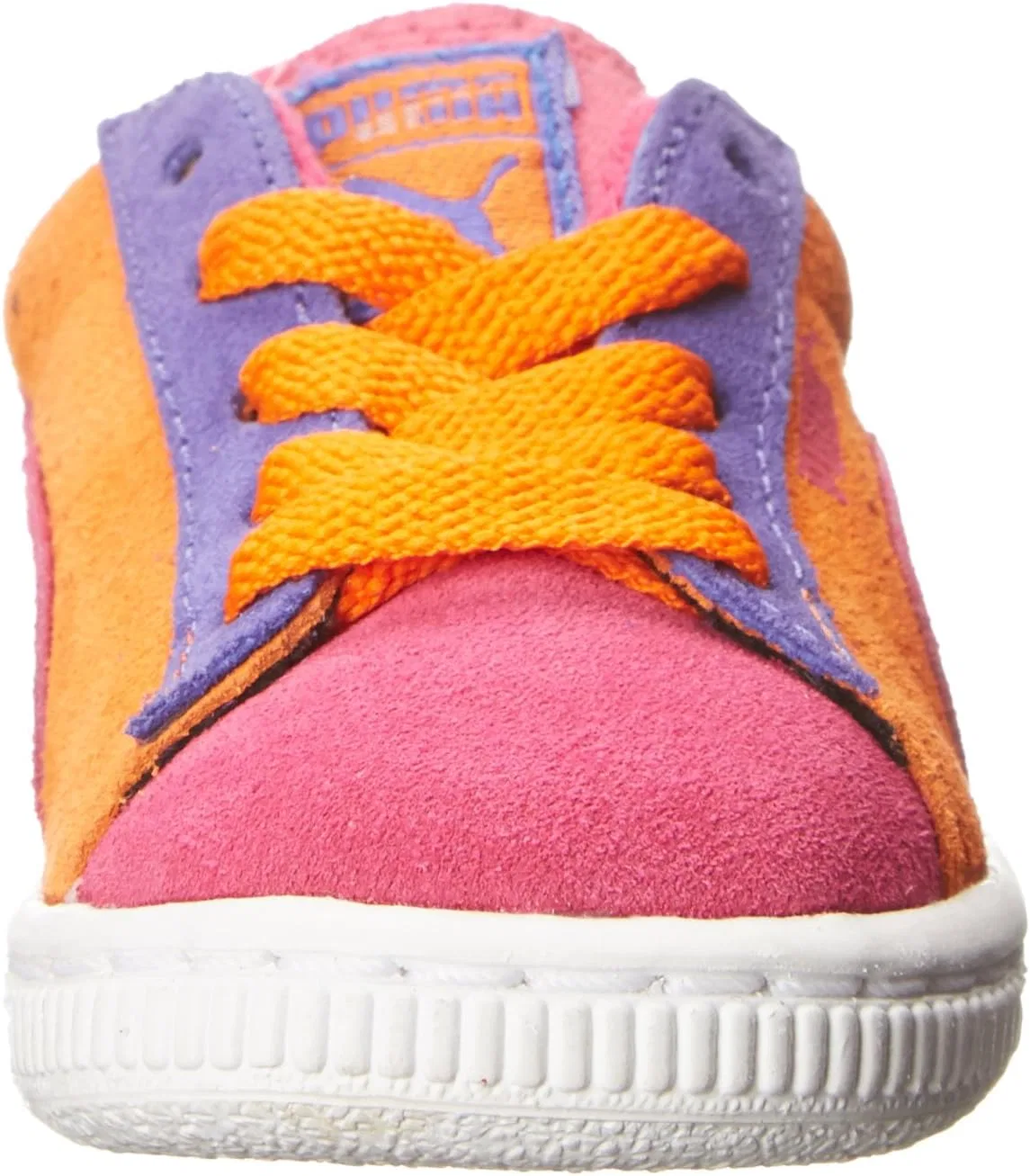 Детские кроссовки Suede для мальчиков PUMA, Orange Fuchsia — фото 2