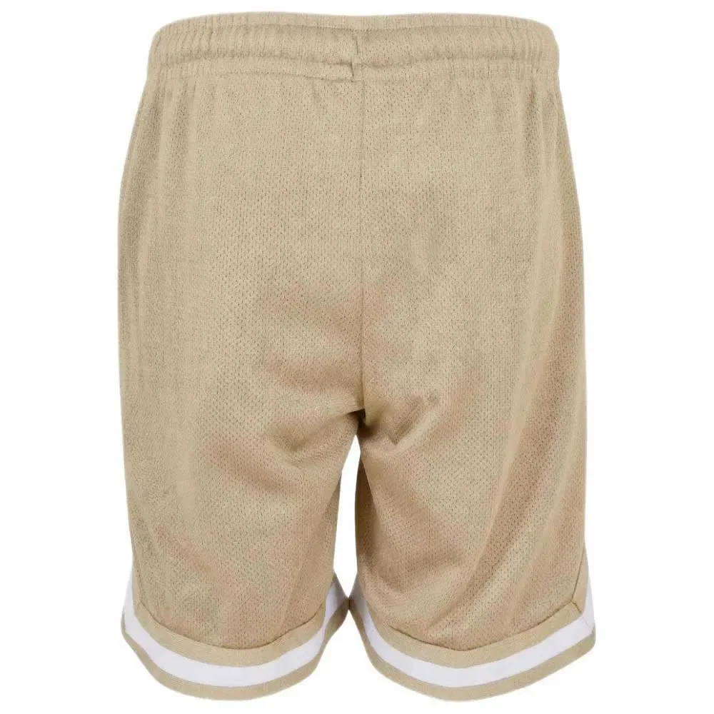 Детские шорты с боковыми полосами Stripes Mesh Shorts Urban classics, Beige — фото 4
