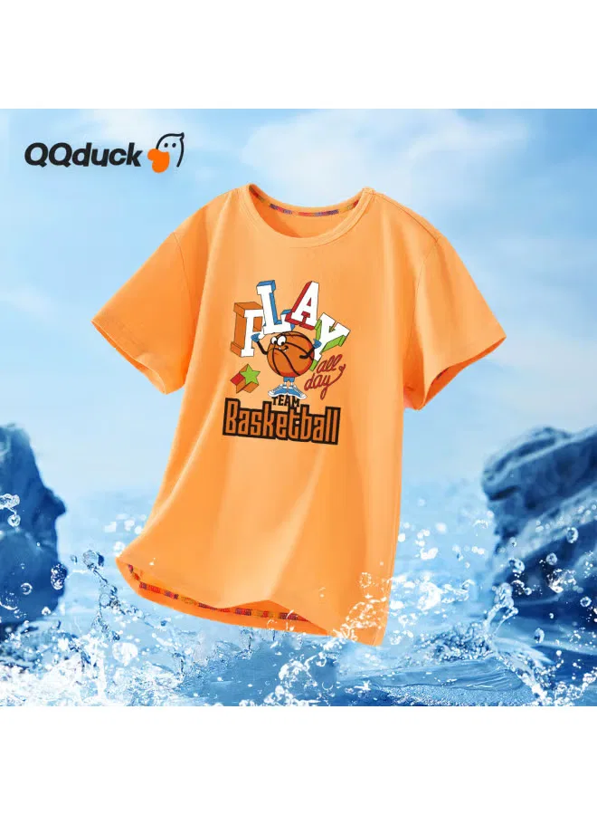 Футболка с принтом для детей Qq Duck