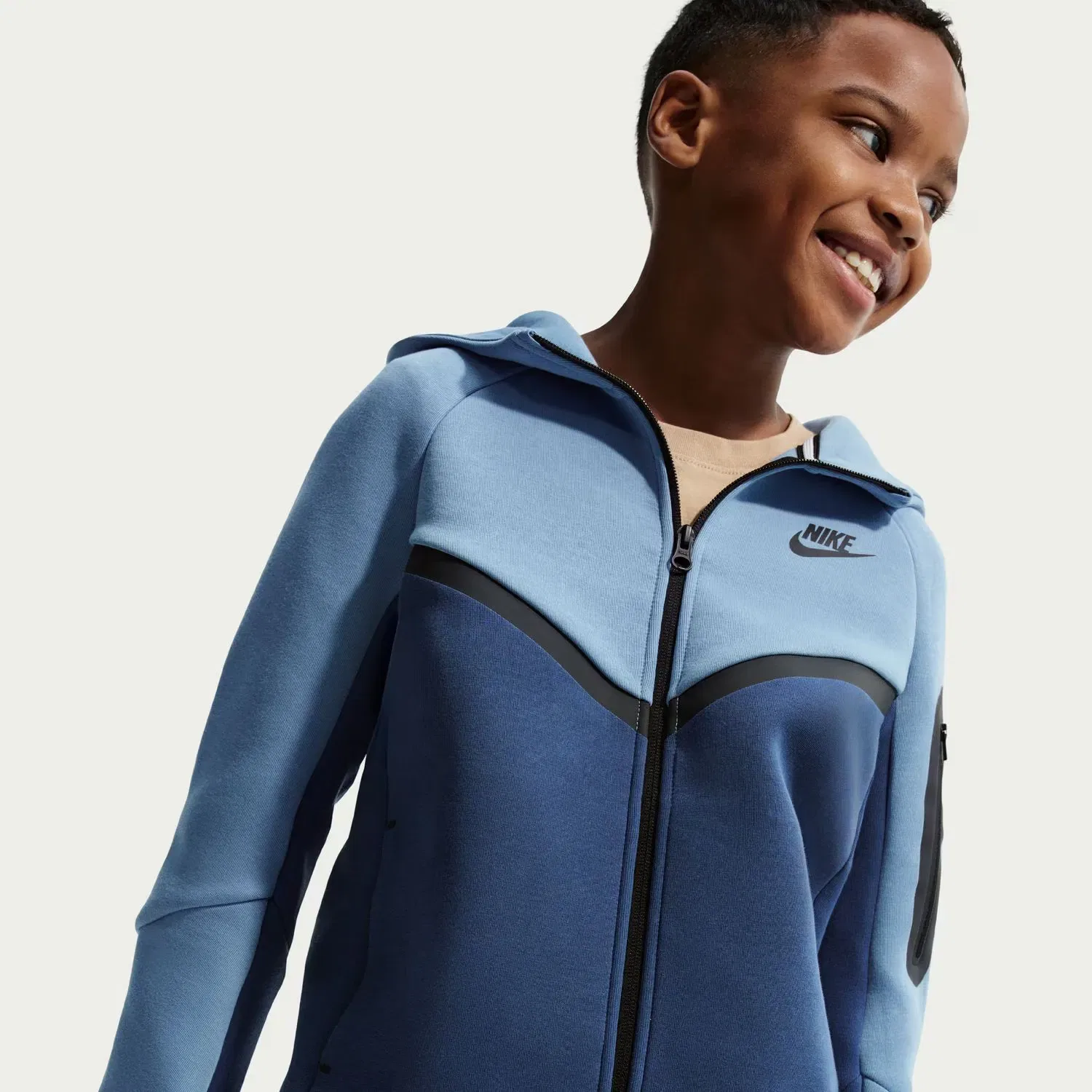 Детская худи Nike Tech Fleece, Синий