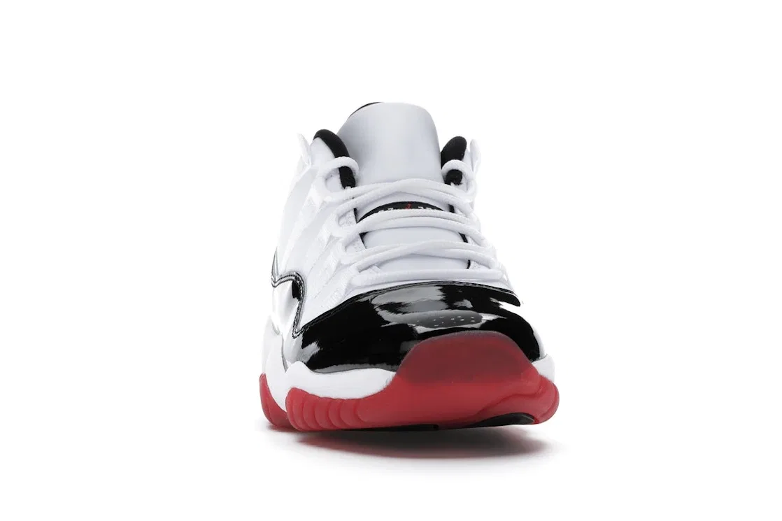Детские кроссовки Lifestyle с принтом Jordan 11 Retro Low Concord Bred, White/Gym Red-Black-True Red — фото 2
