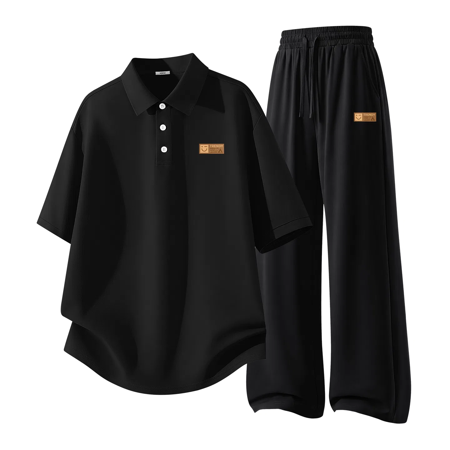 Детский комплект спортивной одежды 2 предмета MINISO, Black