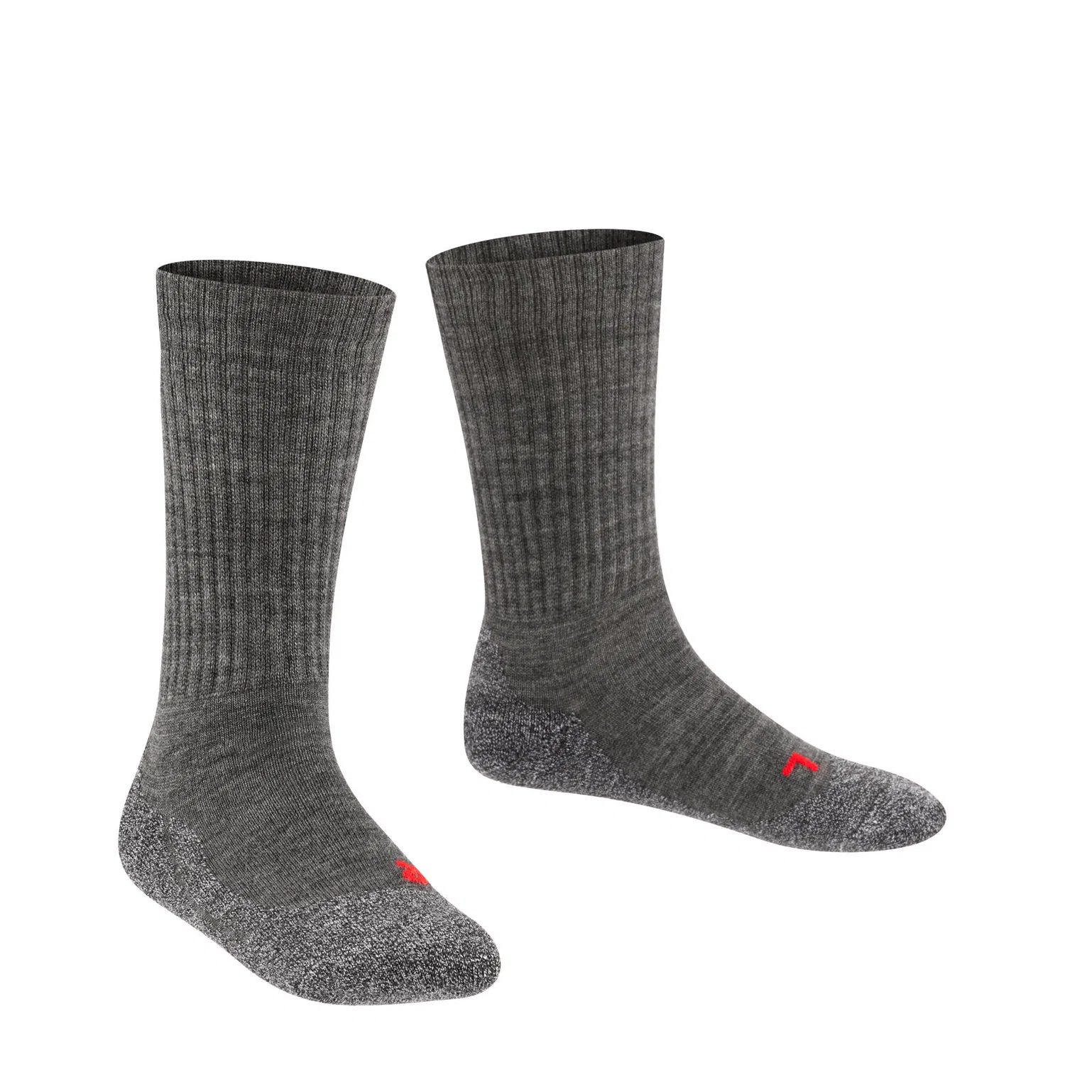 Детские носки с шерстью Active Warm SO Falke, Grau Schwarz — фото 2