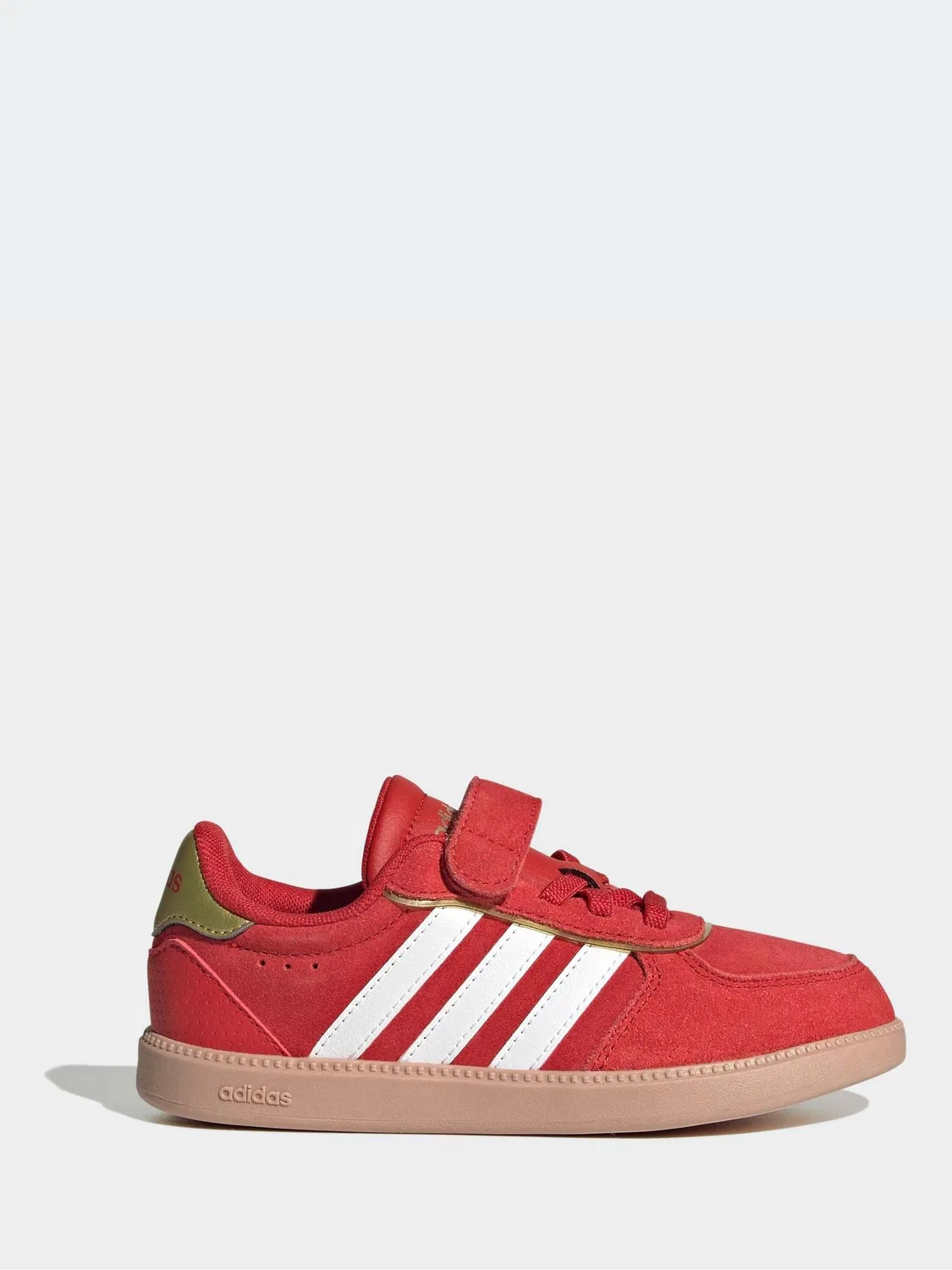 Кроссовки для мальчиков Breaknet Sleek adidas, красный — фото 3
