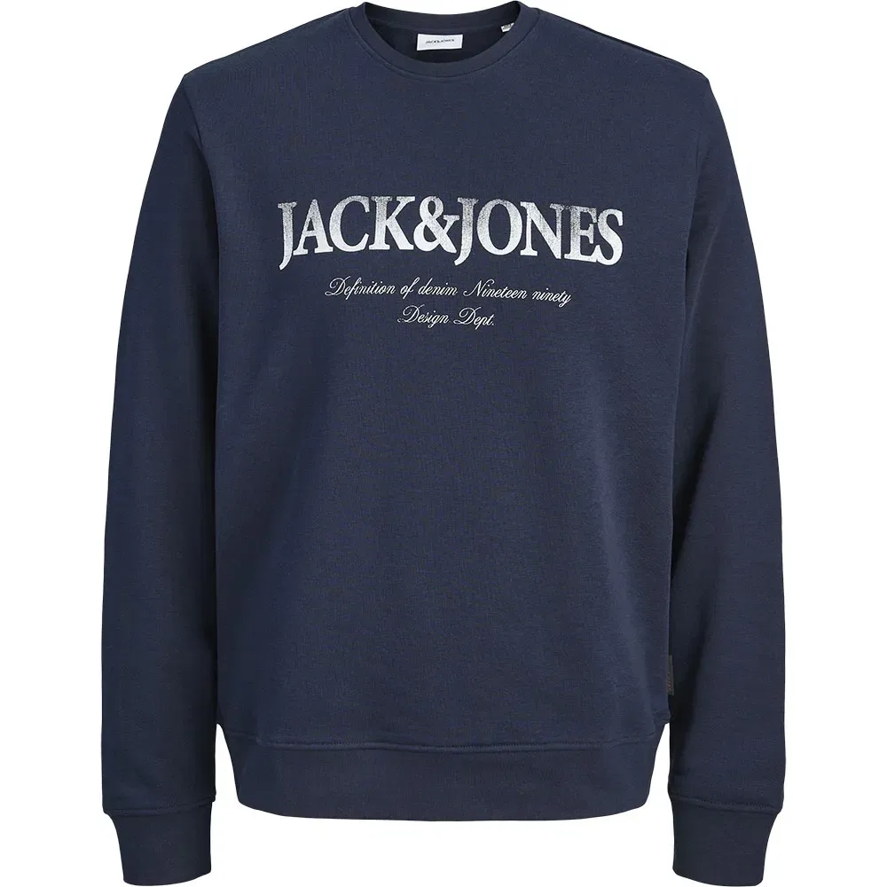 Свитшот с принтом Devin Daytona Jack & Jones, синий