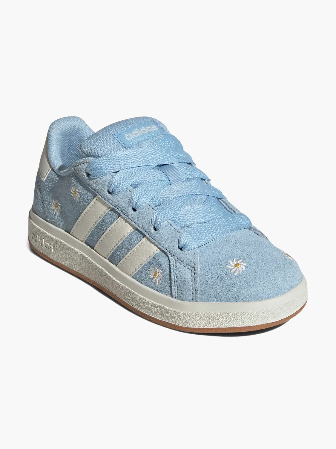 Детские кроссовки для девочек Grand Court 00S K Adidas, светло-синий — фото 2