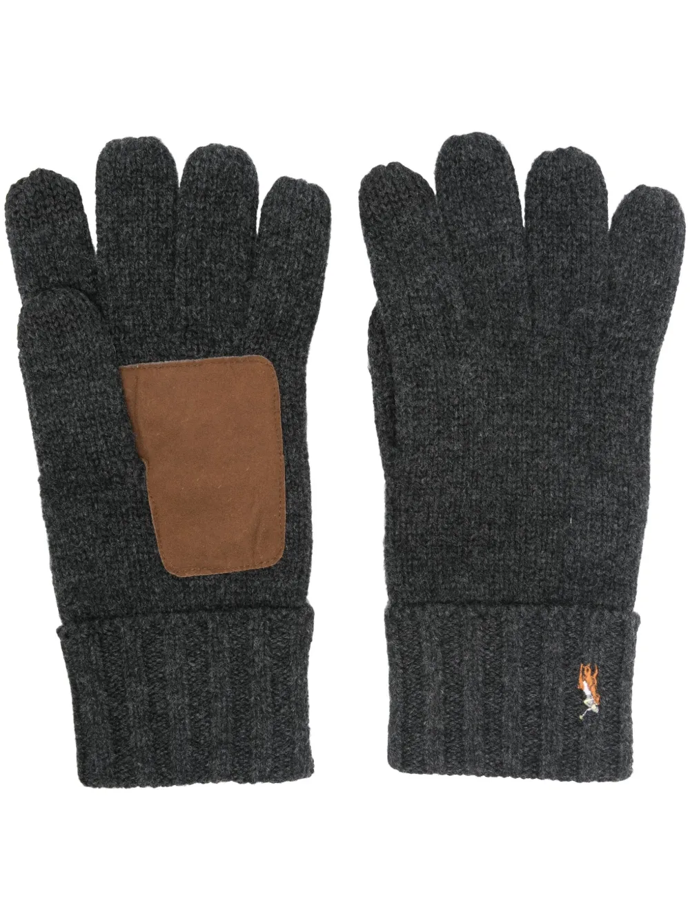 

Перчатки из шерсти мериноса POLO RALPH LAUREN, серый