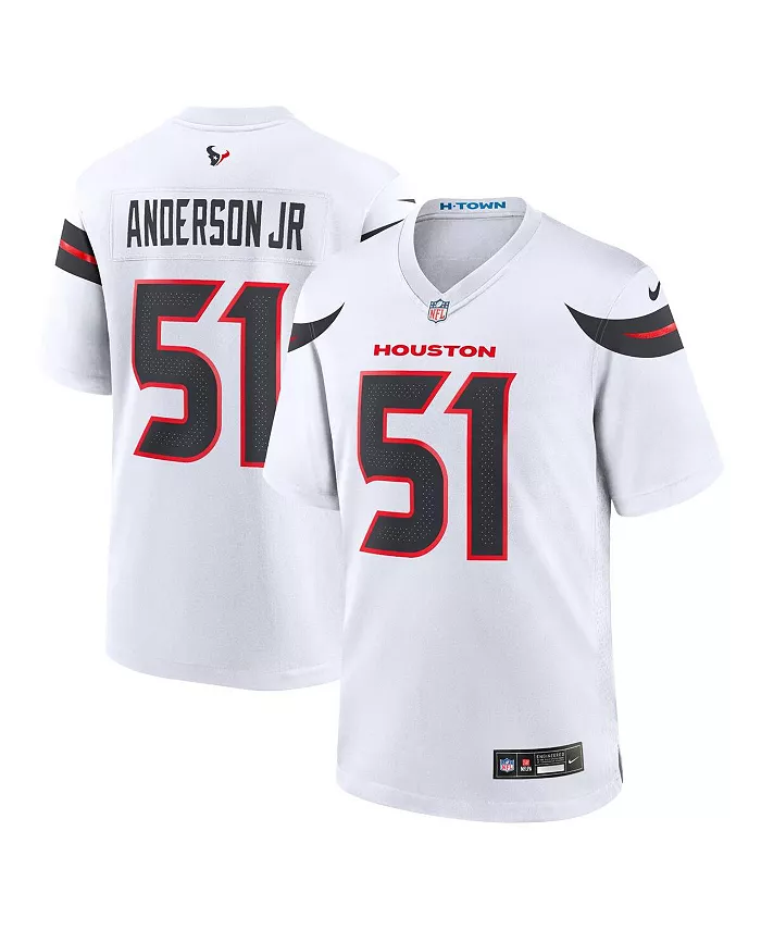 

Футболка игровая альтернативная Nike для мужчин Will Anderson Jr. Houston Texans Fanatics, белый