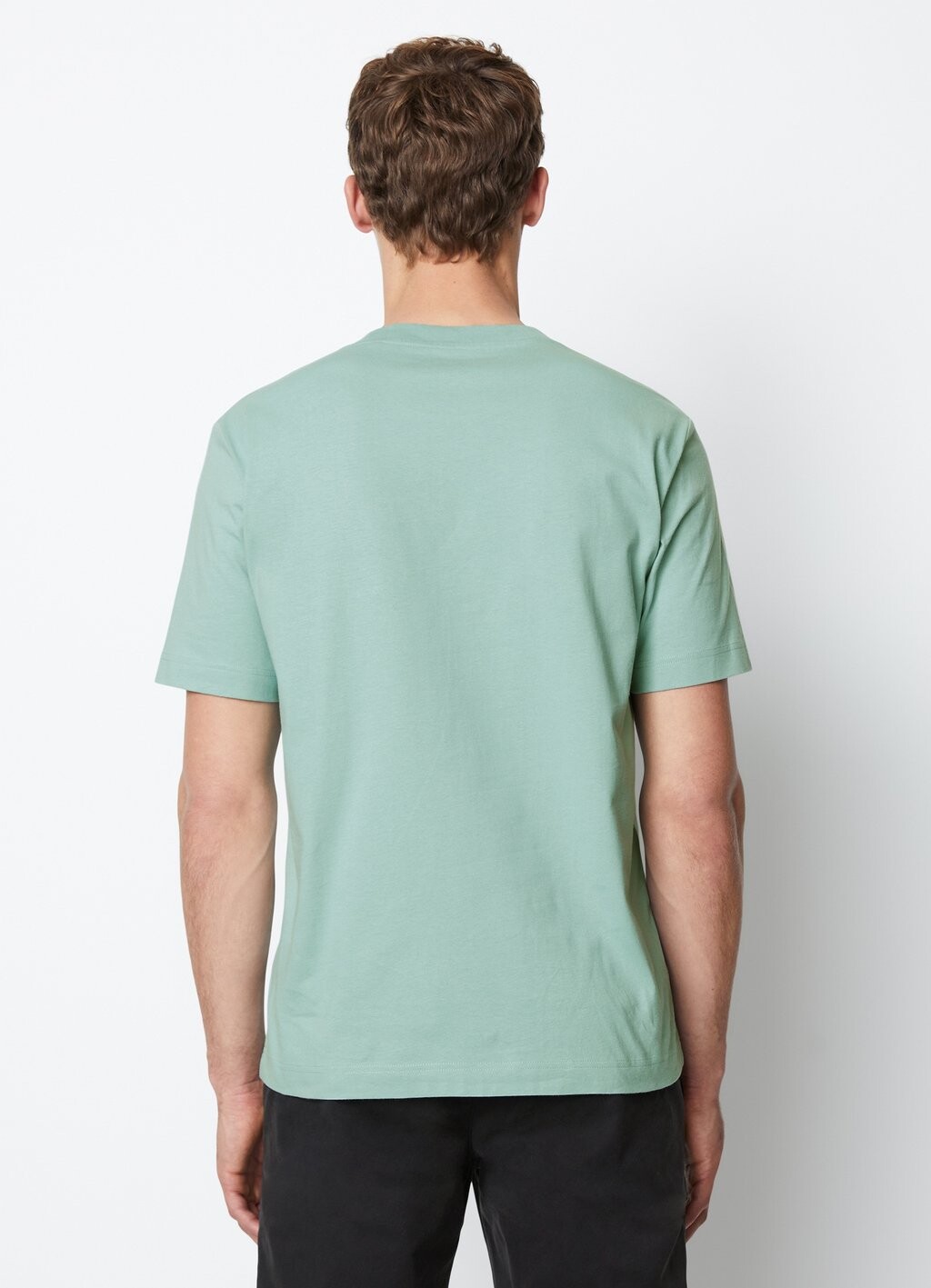 

Базовая футболка SHORT SLEEVE LOGO Marc O'Polo, светло-зеленый