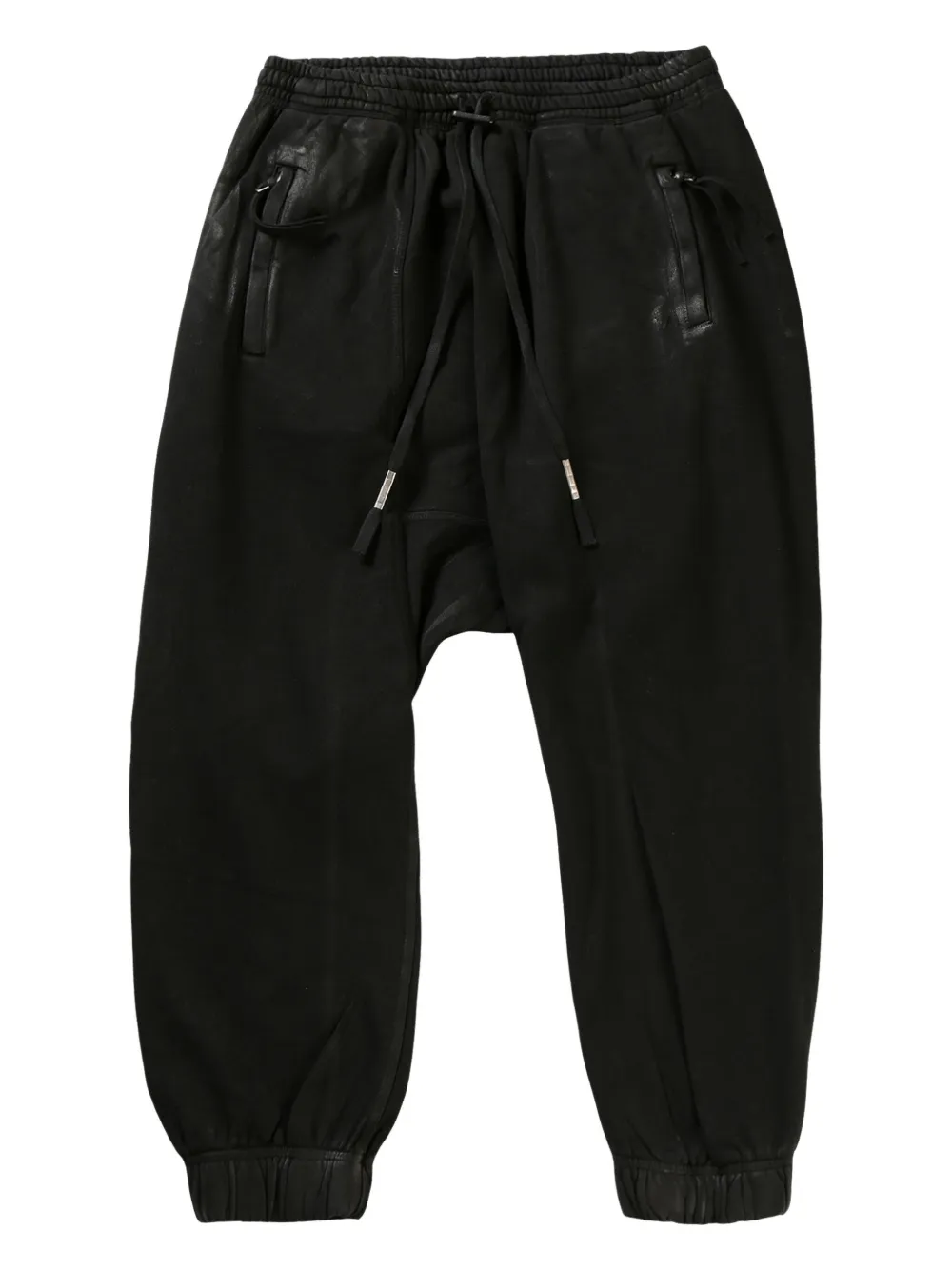 

Хлопковые спортивные брюки Boris Bidjan Saberi, черный
