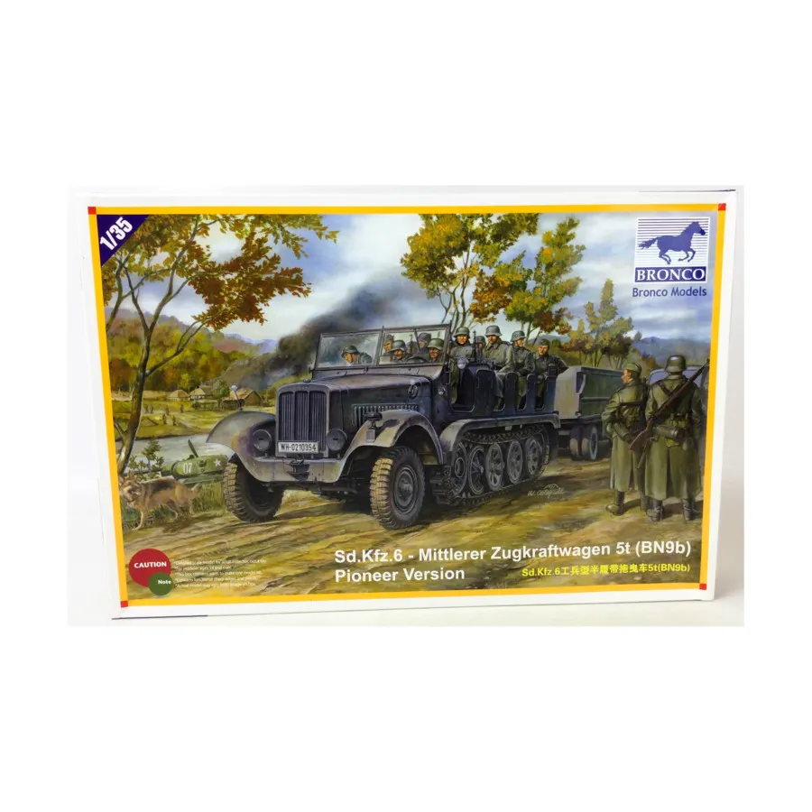 

Sd.Kfz.6 Mittlerer Zugkraftwagen 5t (BN9b), Bronco Models - WWII Tanks & Other Vehicles (1:35)