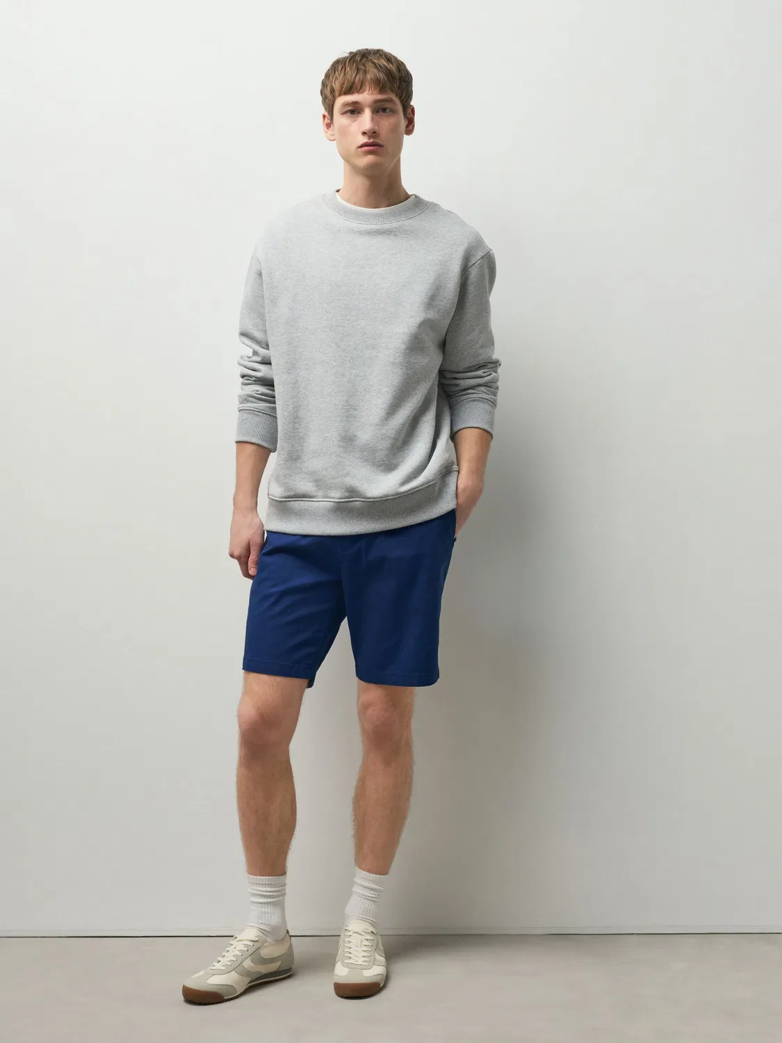 Шорты чинос, slim fit Next, синий — фото 2