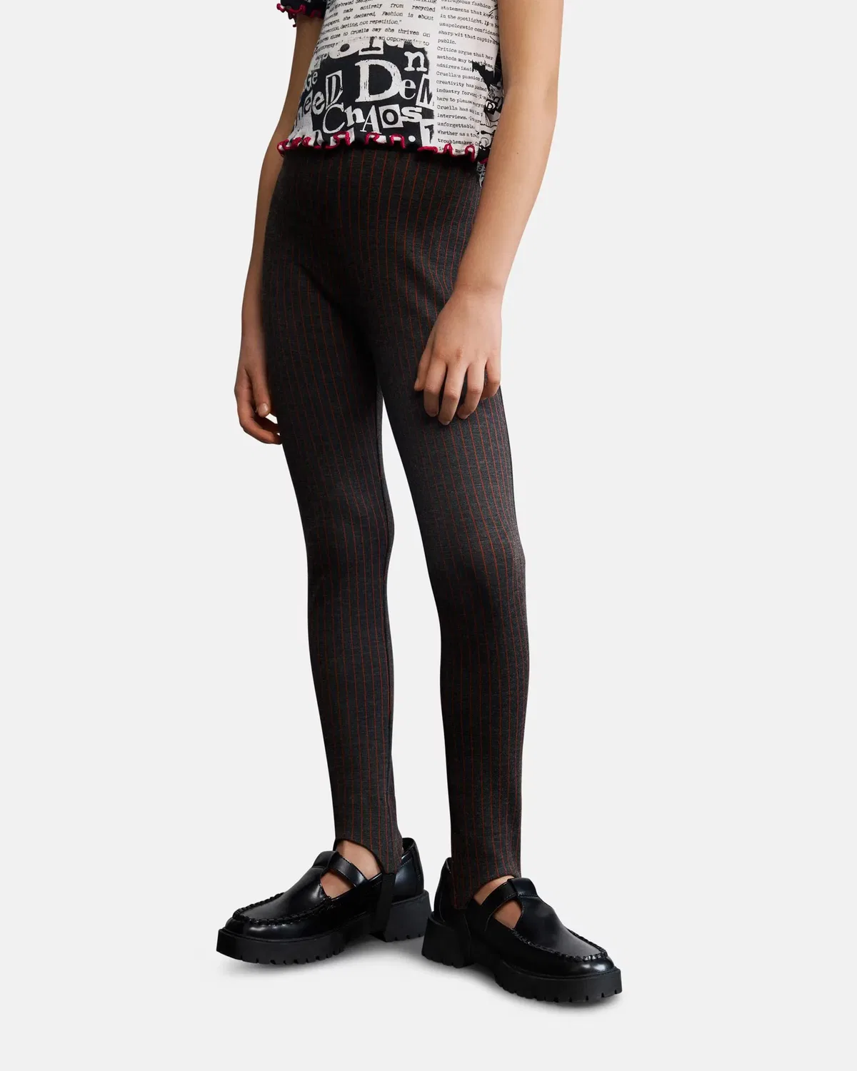 Детские леггинсы для девочек хлопковые Desigual, Negro — фото 3