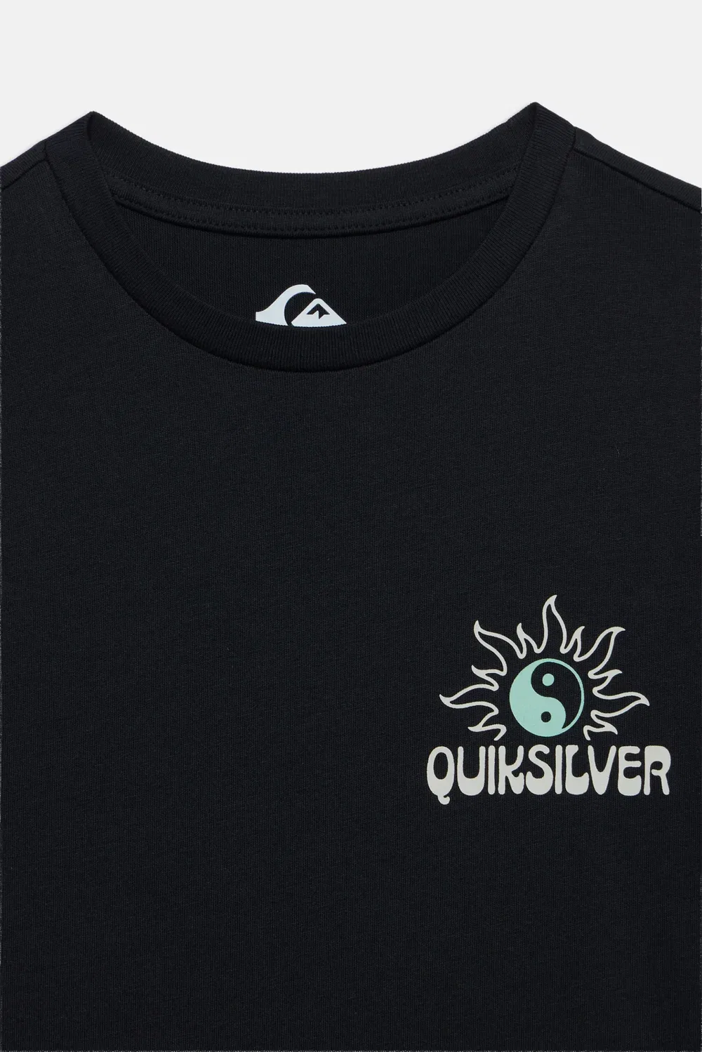Fusion - футболка с принтом Quiksilver, Black — фото 4