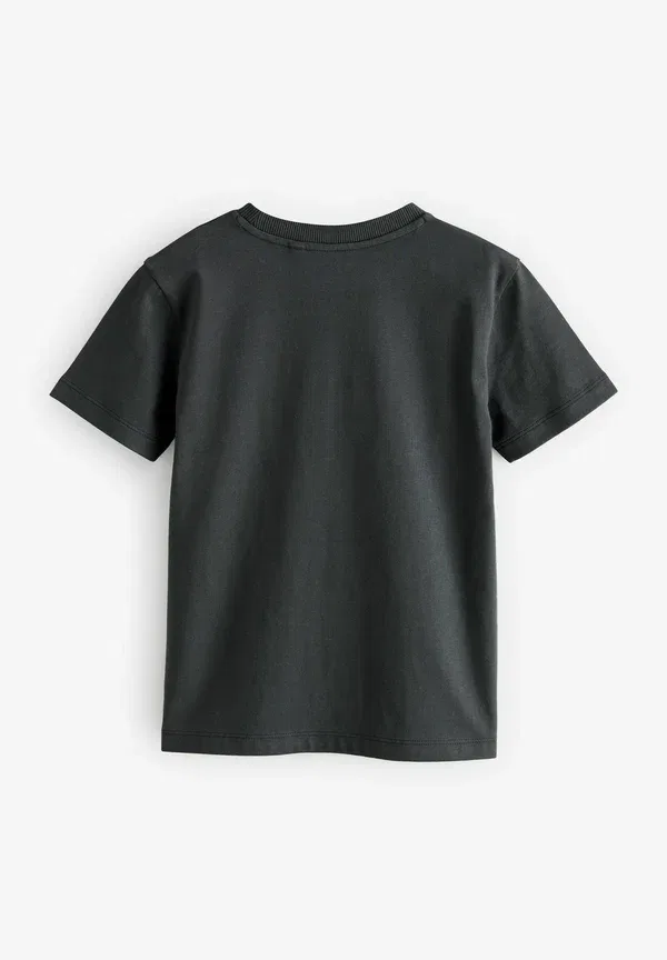 Футболка с принтом All over print short sleeve t-shirt standard, Next, Черный, Синий — фото 2