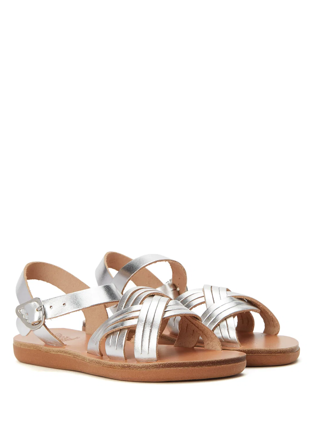 Сандалии детские Little Electra Ancient Greek Sandals, silver — фото 2