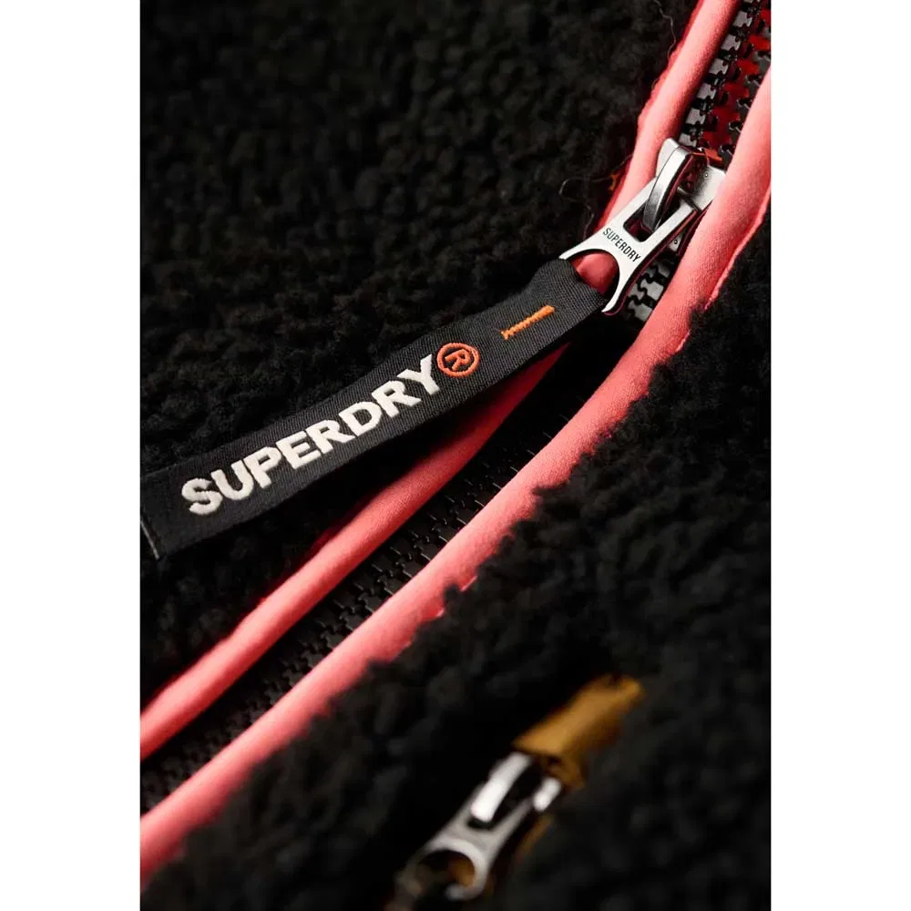 Флисовая куртка Outdoor Superdry, черный — фото 3