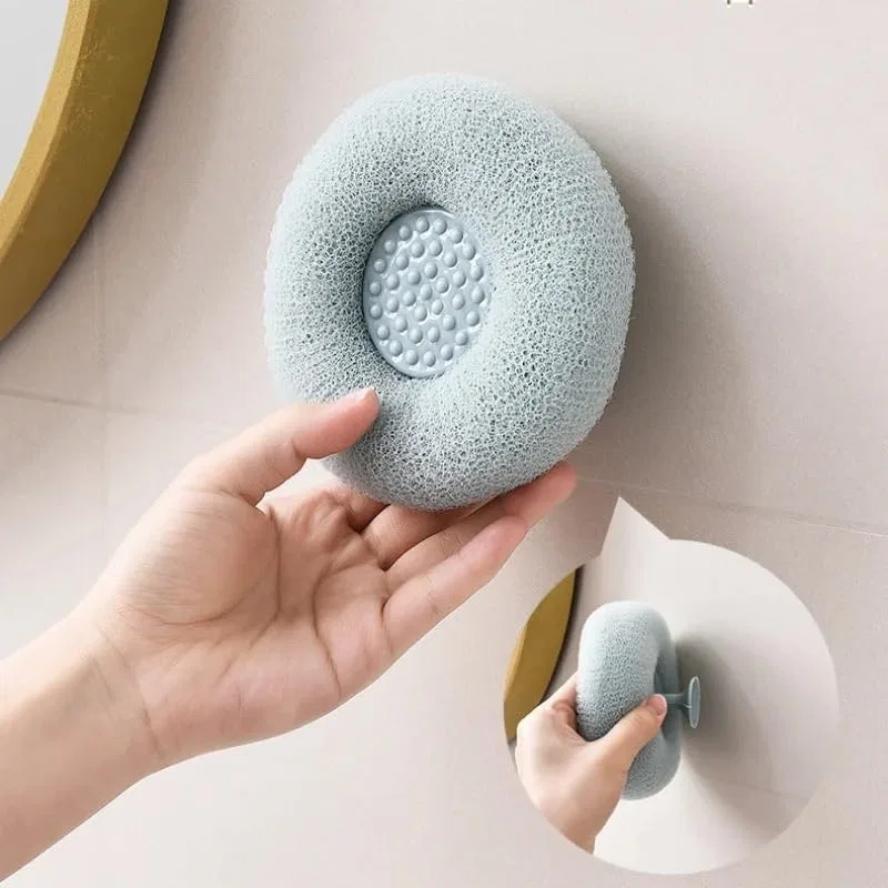 Мочалка для душа, DFJOENVLDKHFE, 1 шт, 50 г, Фиолетовый — фото 3