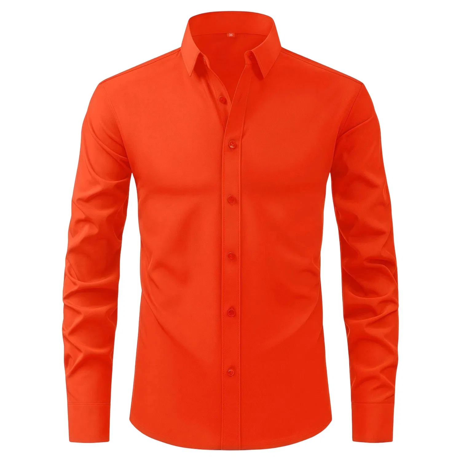 Мужская рубашка с длинным рукавом, современный slim fit, Red People