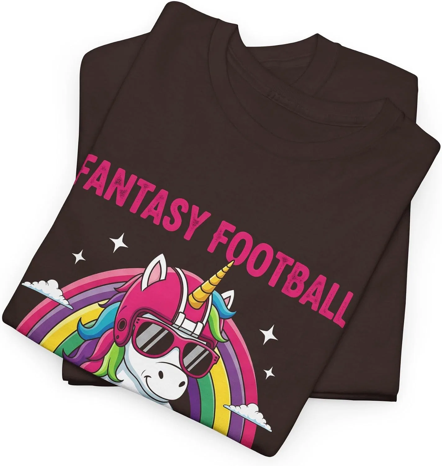Мужская футболка с принтом Fantasy Football Loser, тёмно-шоколадный — фото 2