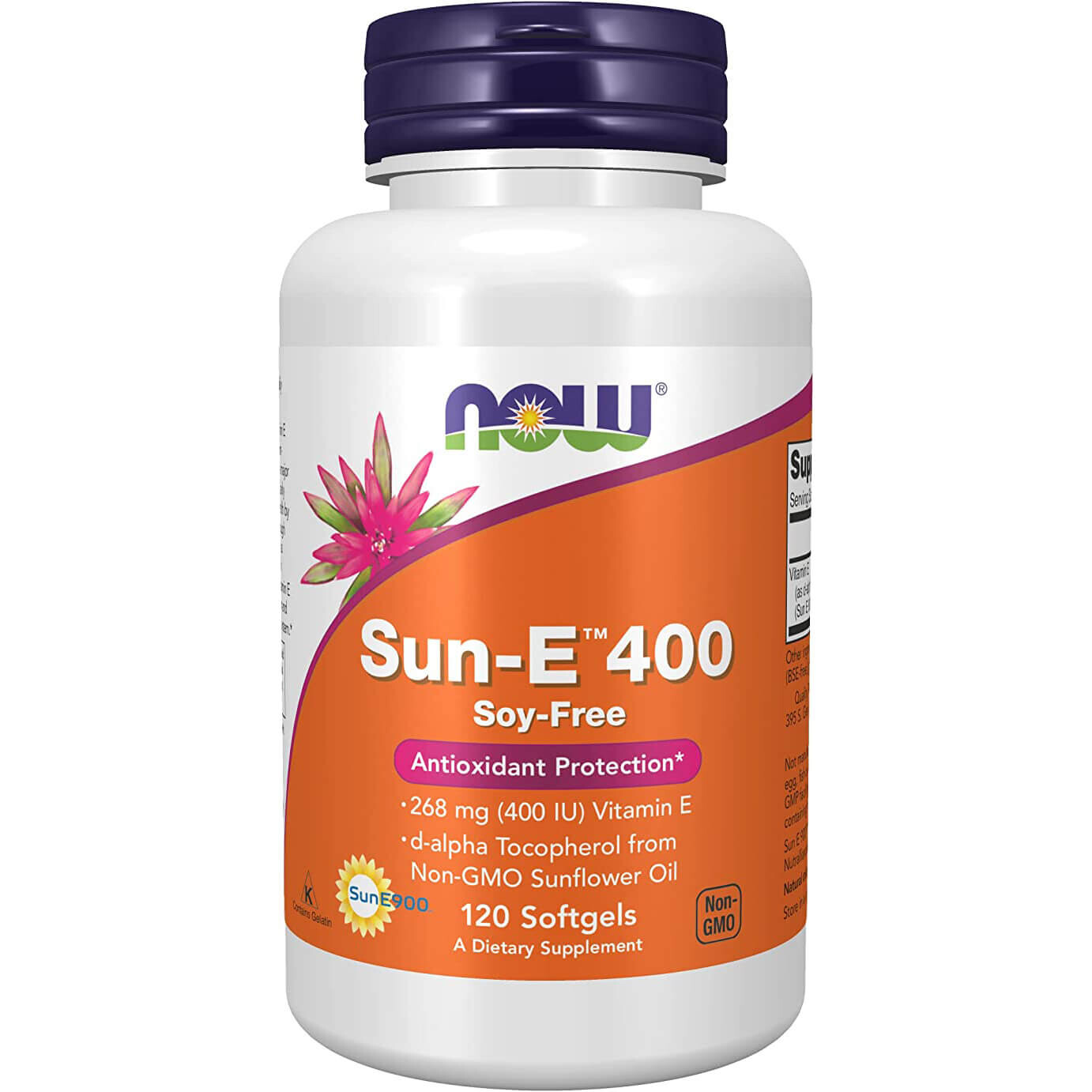 

Витамин E Sun-E Now Foods, 120 капсулы