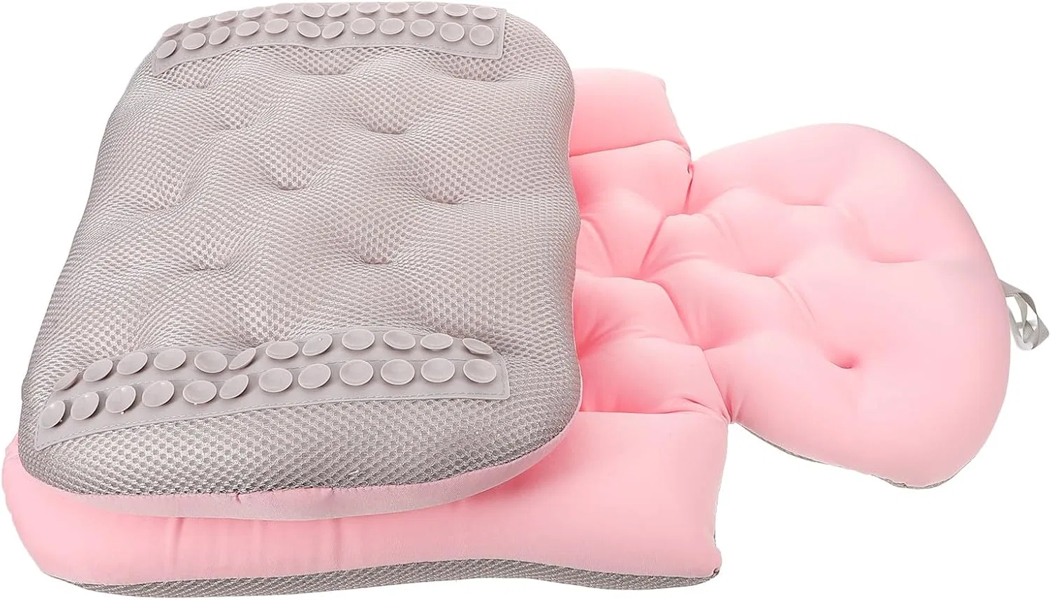 Ванная подушка с присосками, эргономичная, BETOOKY, 1 шт, 470 г, Rosa