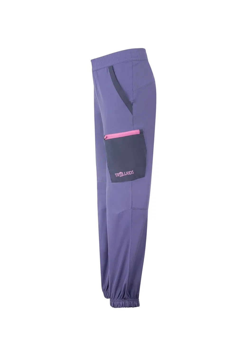 Детские спортивные штаны Steinkjer унисекс Trollkids, Violet Blue/Mallow Pink — фото 4