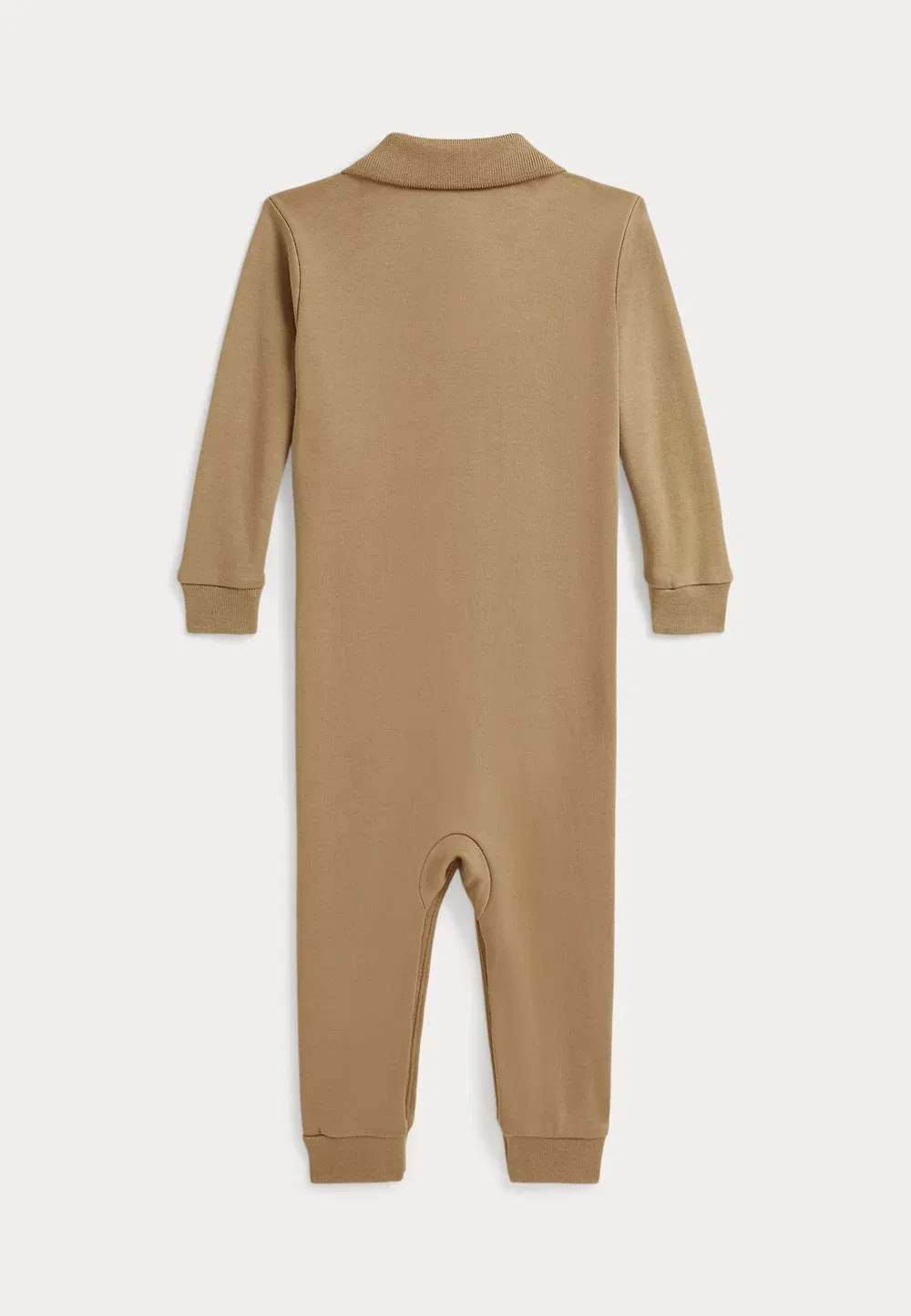 Мягкий хлопковый комбинезон-поло для детей 0-2 лет Polo Ralph Lauren, Camel — фото 2