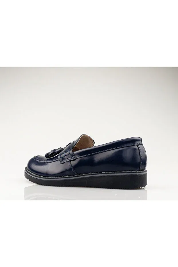 Детские классические ортопедические туфли для мальчиков Jojo Kids, Navy Blue — фото 4