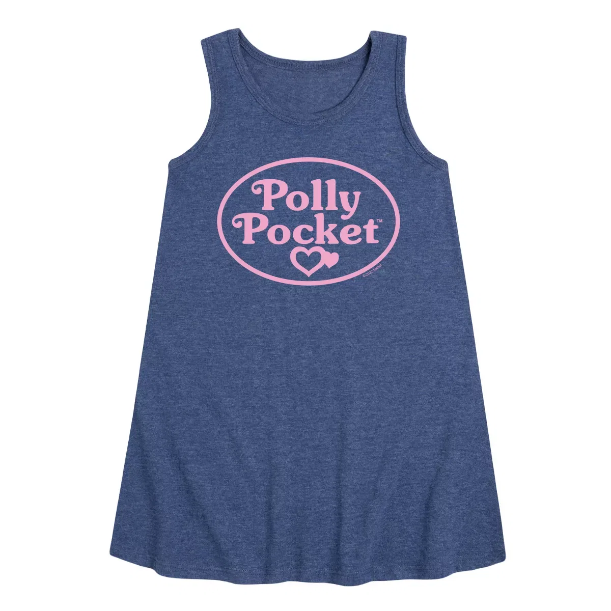Детское платье-трапеция без рукавов Polly Pocket Polly Pocket, Heather Navy