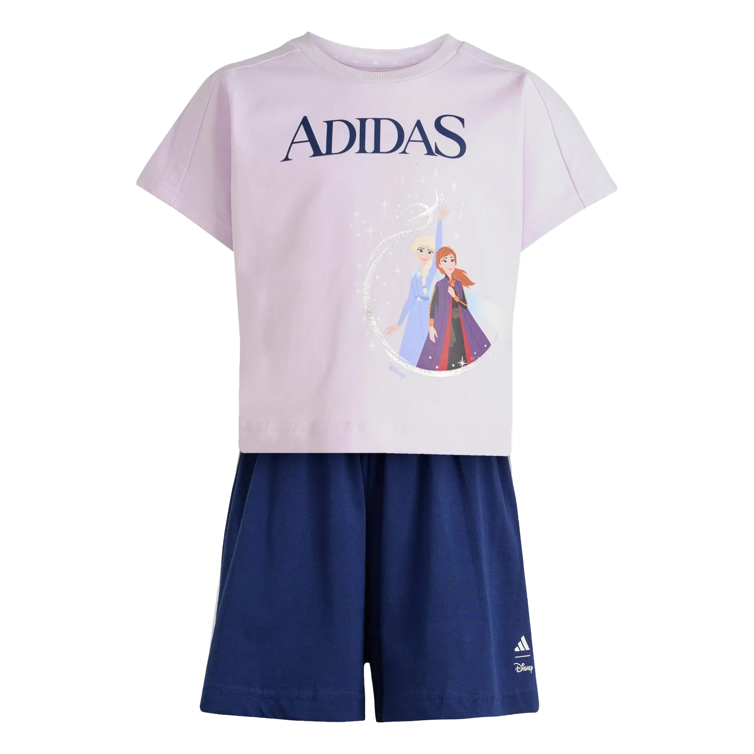 Детский боди с коротким рукавом Adidas, фиолетовый