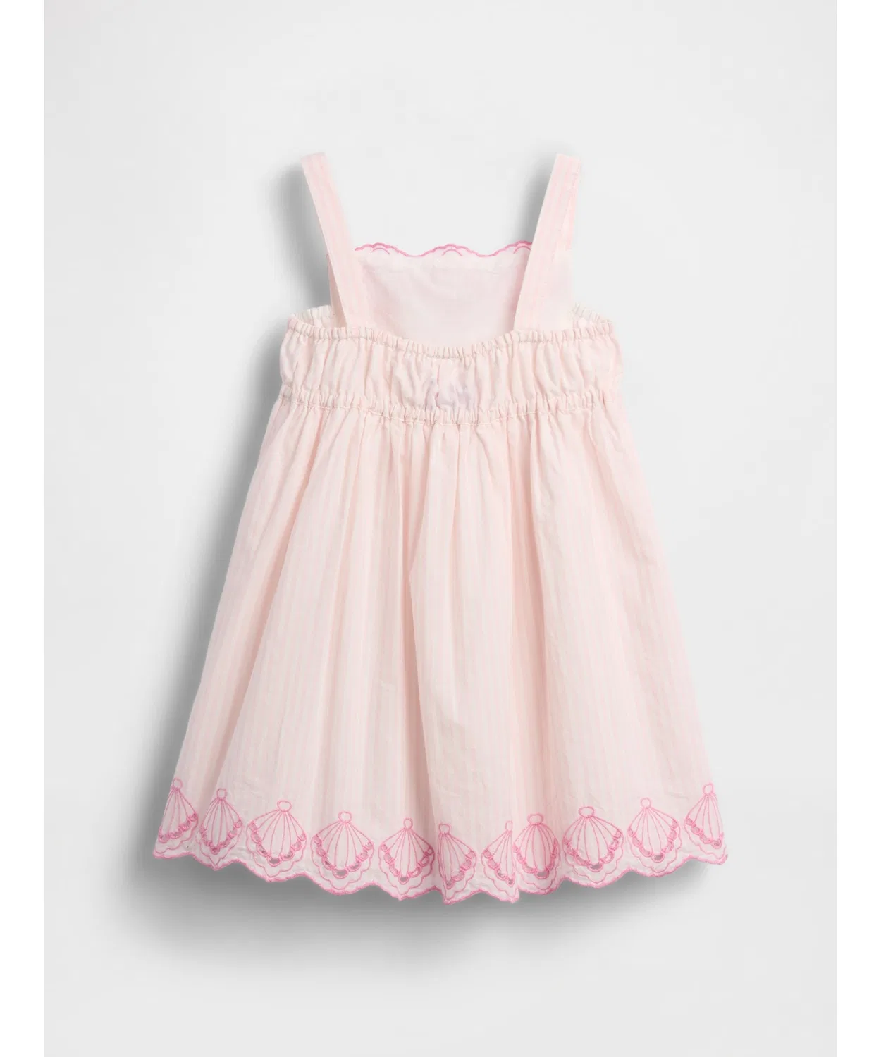 Детское платье для девочек без рукавов Айлет Шелл GAP, Pink — фото 3