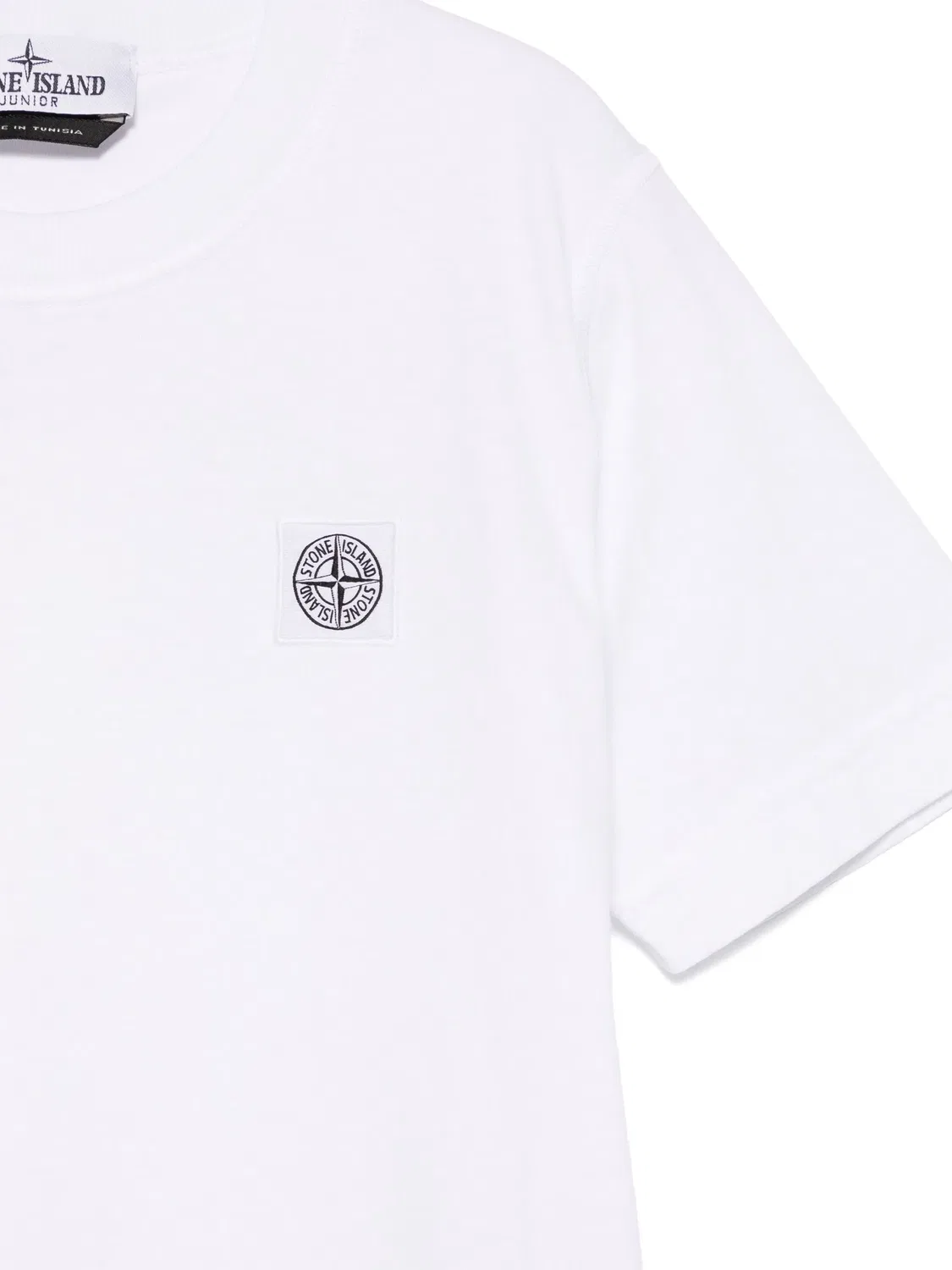 Футболка из 100% хлопка Stone Island, белый — фото 3