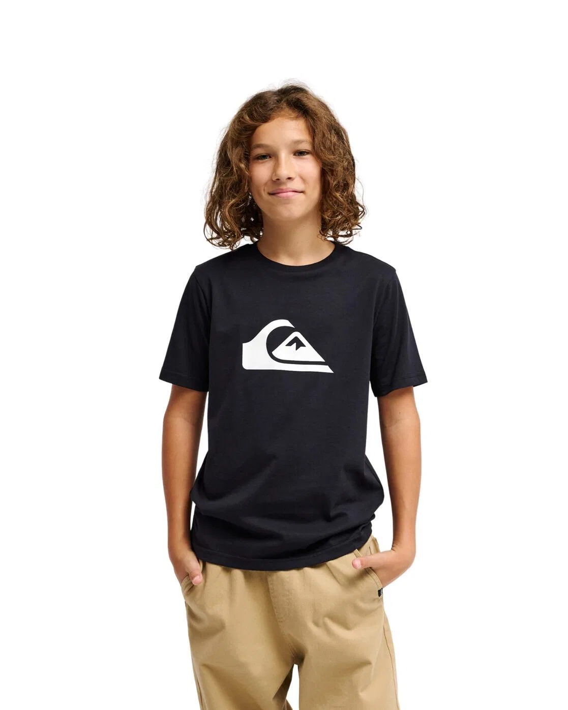 Детская футболка с принтом EV COMP LOGO Quiksilver, Schwarz
