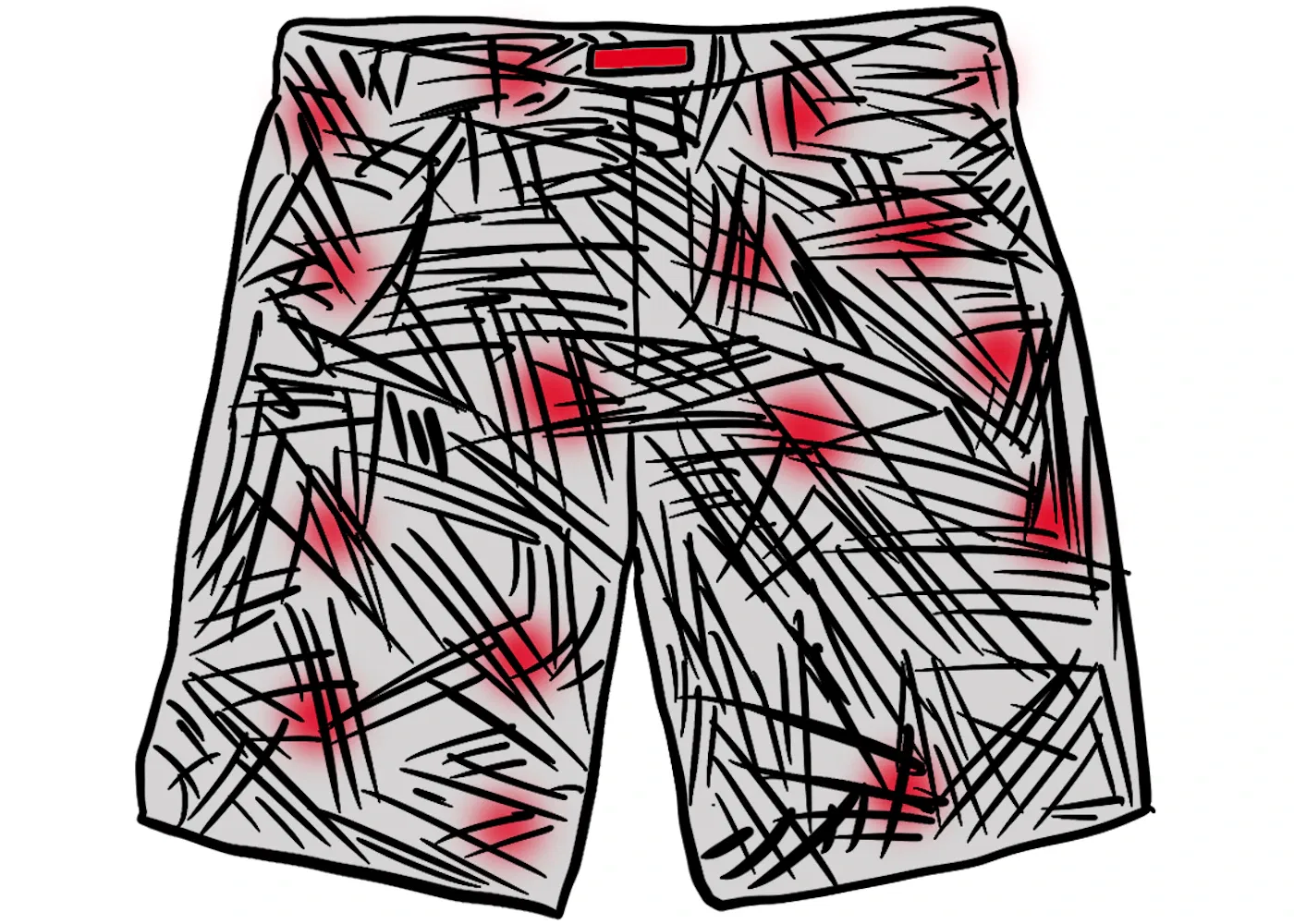 Мужские шорты Work Short Supreme, Red