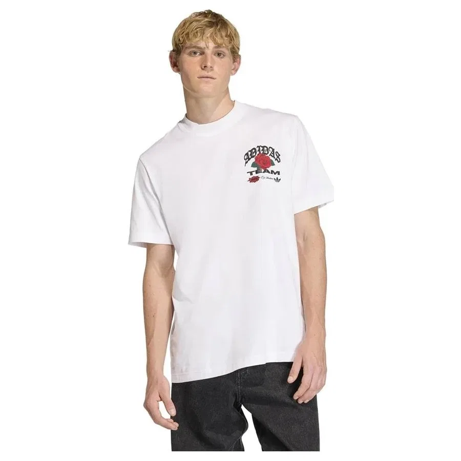 Футболка с принтом Gfx T adidas, Белый — фото 2