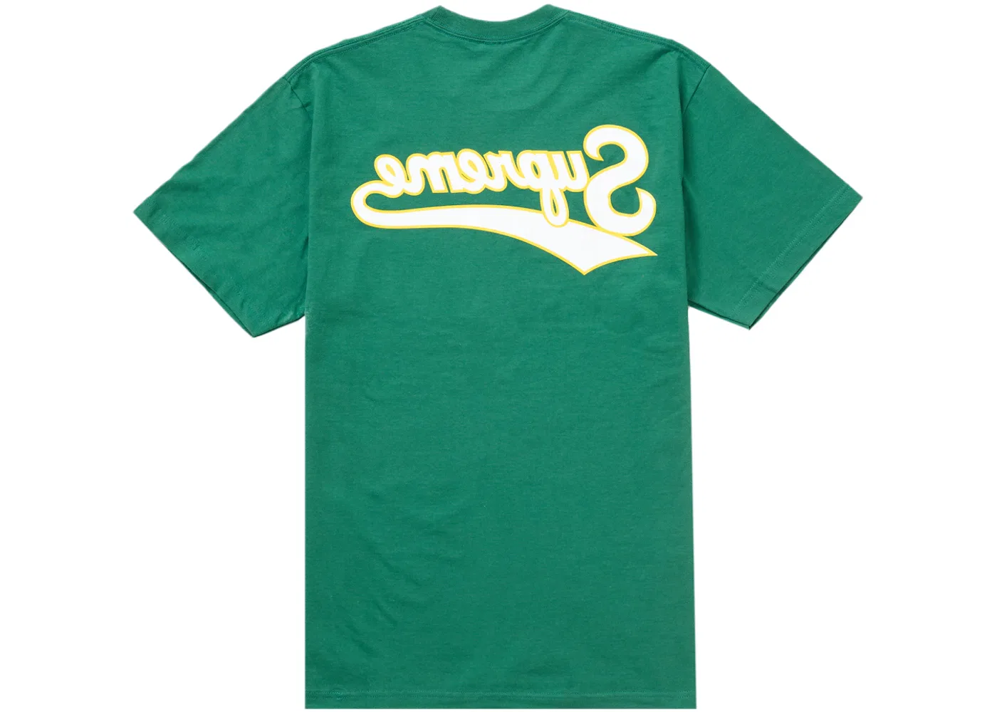 Мужская футболка с принтом Supreme Backwards Tee, Light Pine