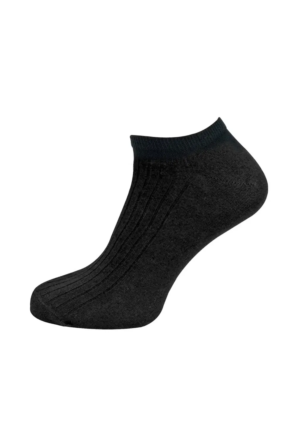 Комплект из 6 пар хлопковых низких носков Sock Snob, Black — фото 2